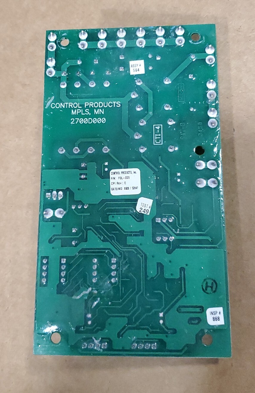 Follet Ice Machine Control Broad part# F0L-005 2700d000