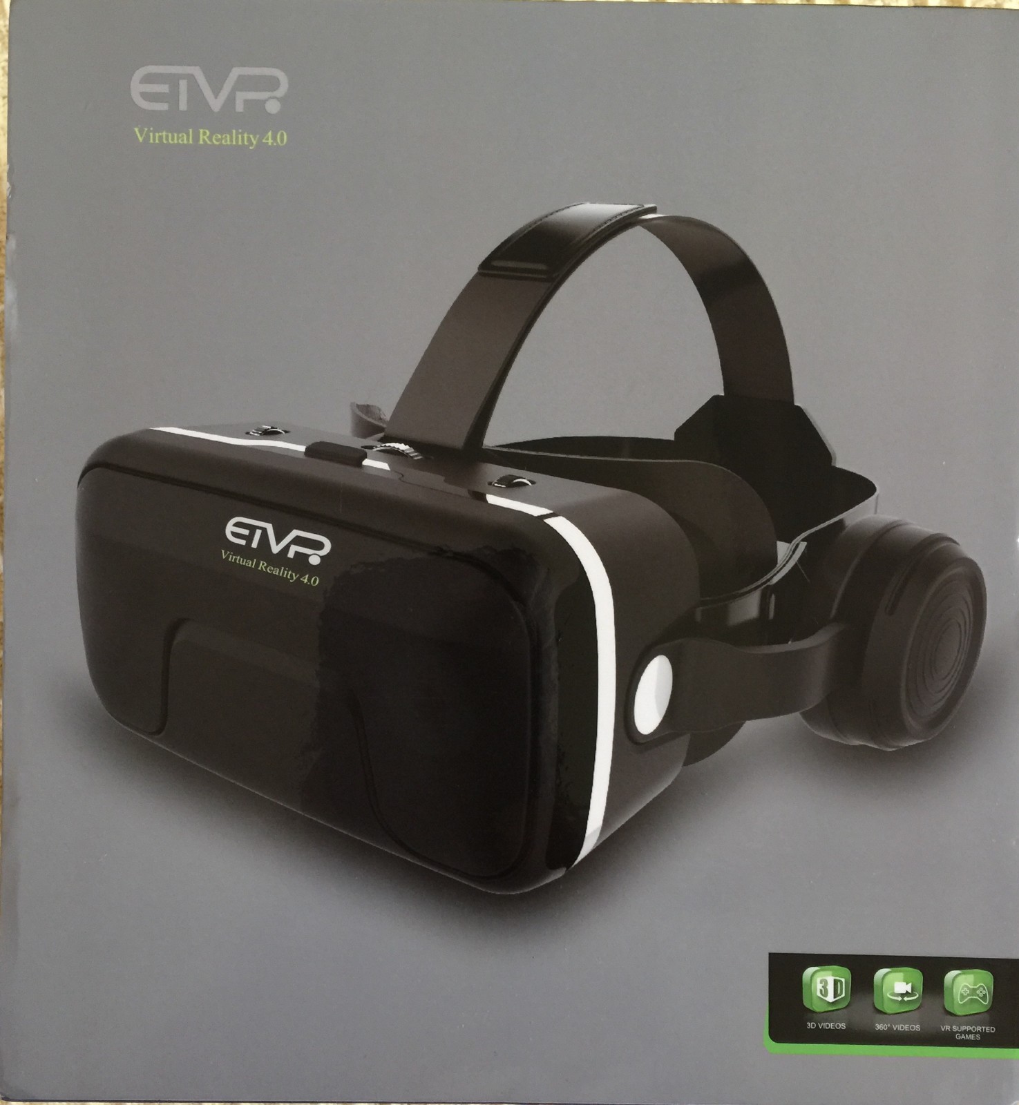 ETVR Virtual Reality 4.0 VR headset Brand New opened to test for performance