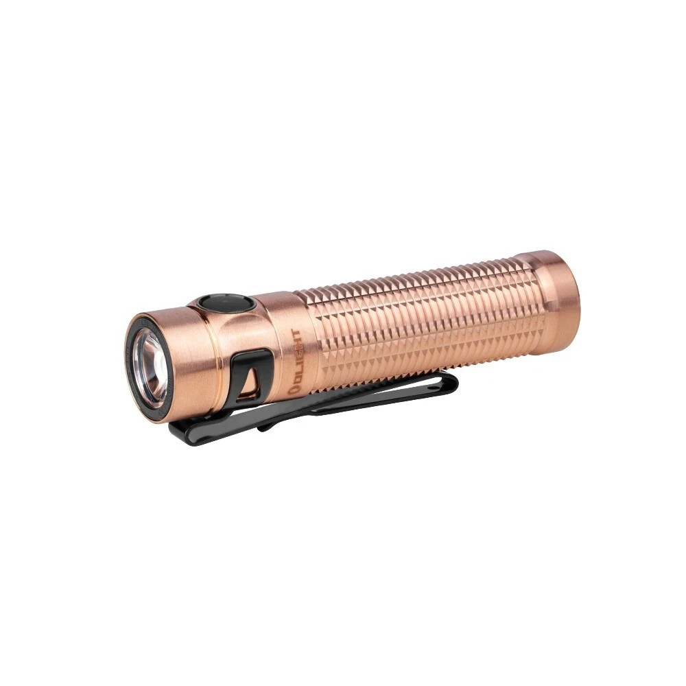 Olight Baton 3 Pro CU Copper Rechargeable Flashlight, 1500 Lumens,  Cool White