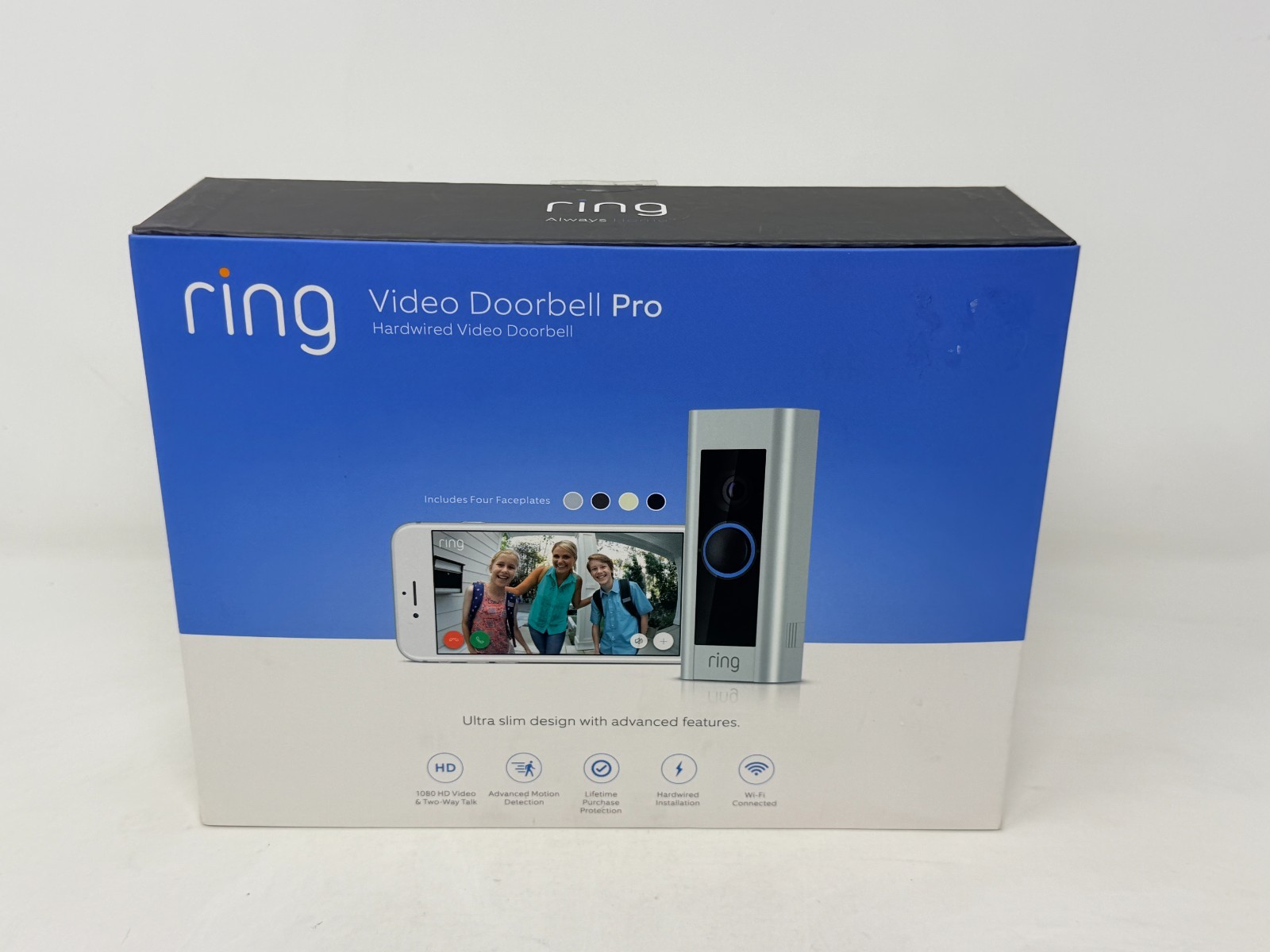 Ring Video Doorbell Pro Wi-Fi Video Hardwired Smart Doorbell w/Camera