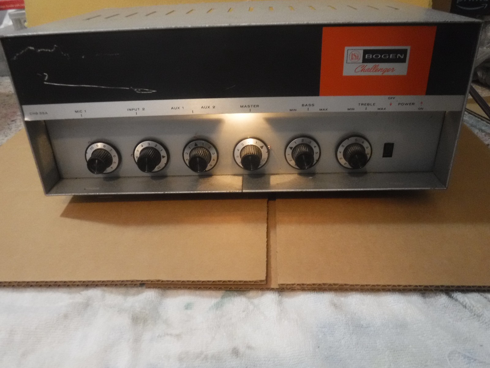 Bogen Challenger Amplifier - CHB-35 35 Watt Tube Amp Untested