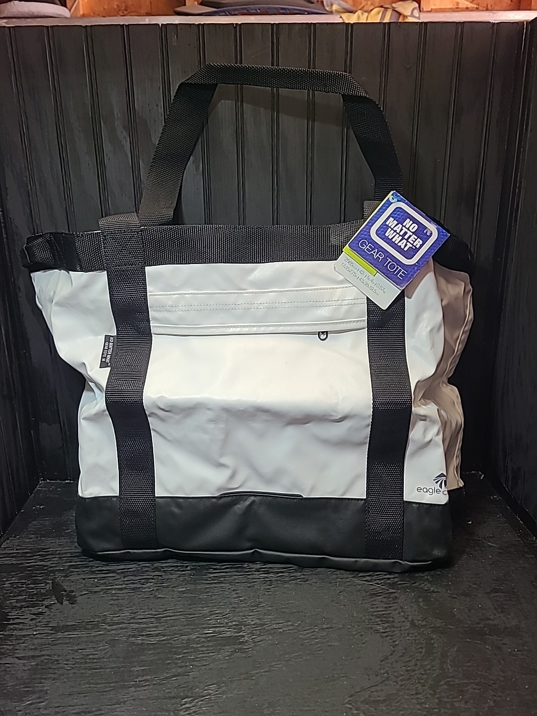 Eagle Creek No Matter What Gear Tote 42L Black & White New With Tags