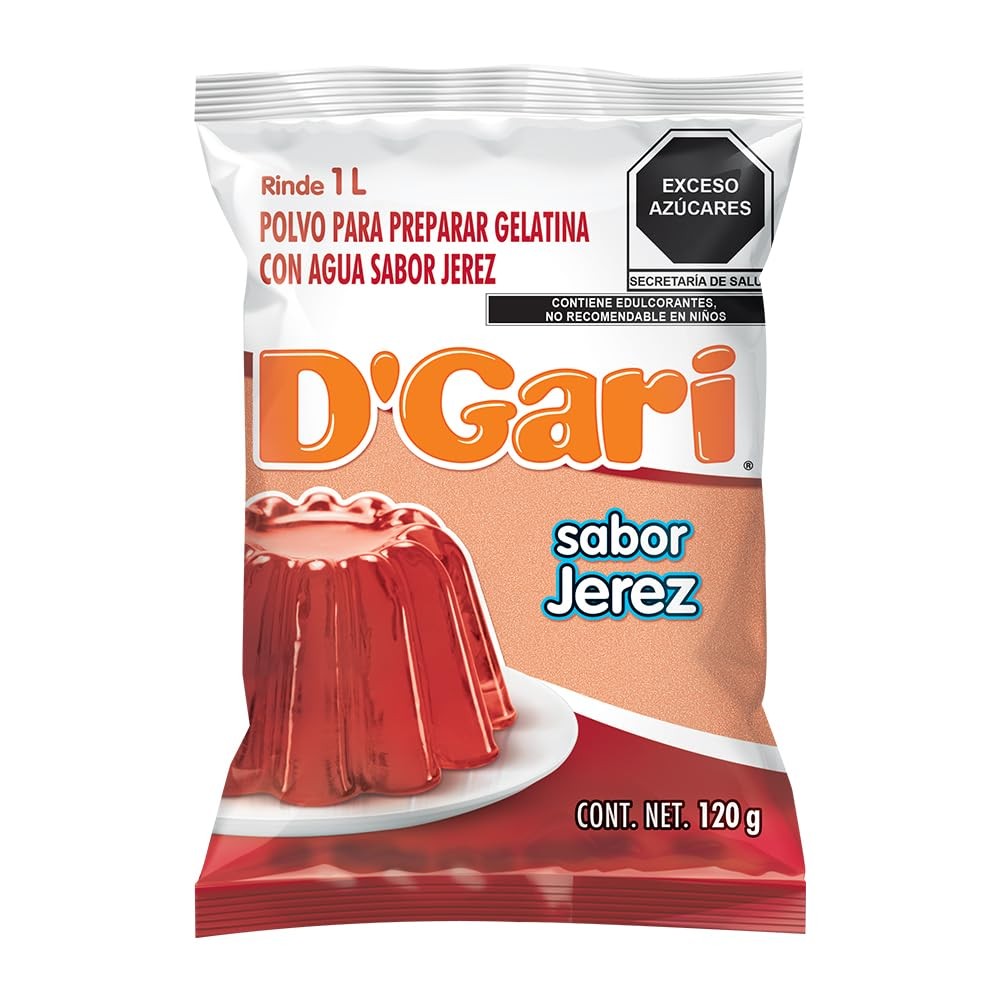 D Gari Jerez Sherry Gelatin Mix Thickening Agent Pack Of 5
