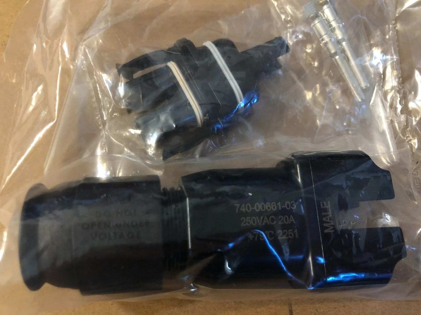 Enphase IQ Field Wireable Connector - Male - Open Q Cable Q-CONN-10M (Pack 10)