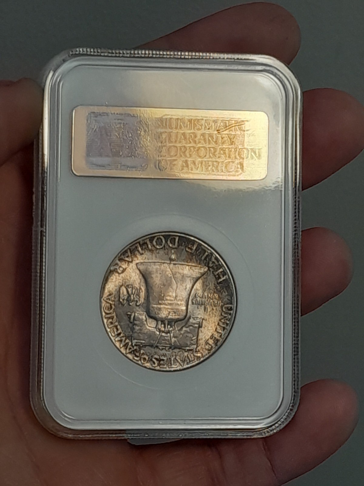 1949 Franklin Half Dollar Toned NGC MS64