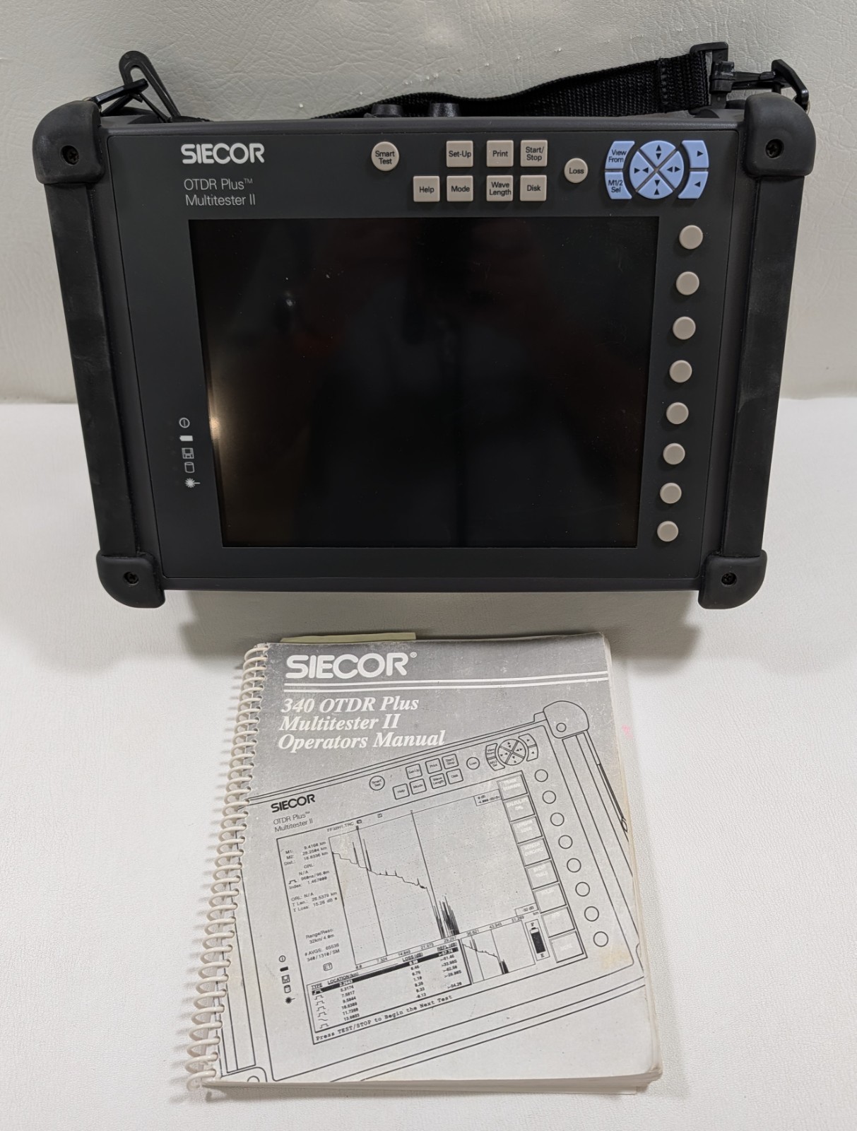 SIECOR OTDR Plus MULTITESTER II 340M-5611 w/Manual - Untested/For Parts *READ*