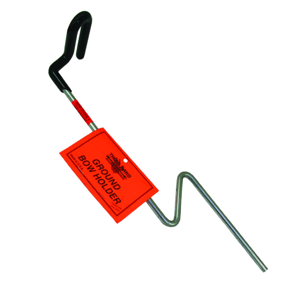 250DGBH Ground Bow Holder - Black Rubber Coated