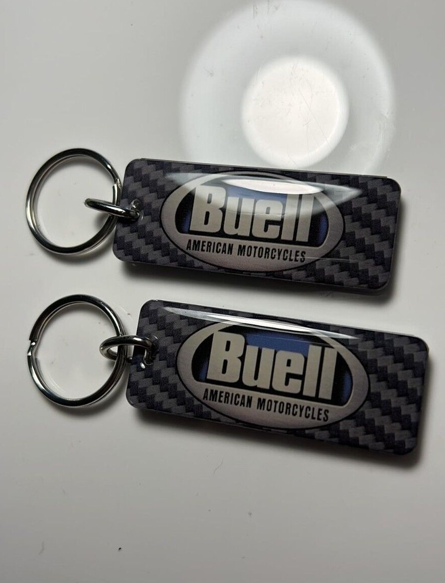 Buell Blast Firebolt XB Lightning Motorcycle Key Chains 2 pack