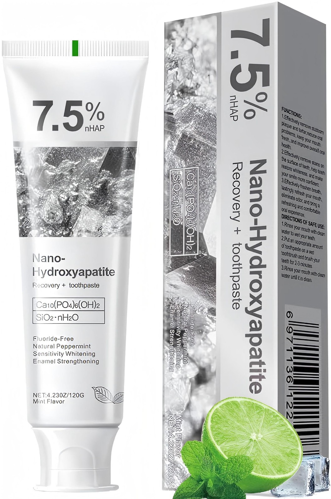 7.5% Hydroxyapatite Toothpaste, 1 Ounce (Pack of 1)