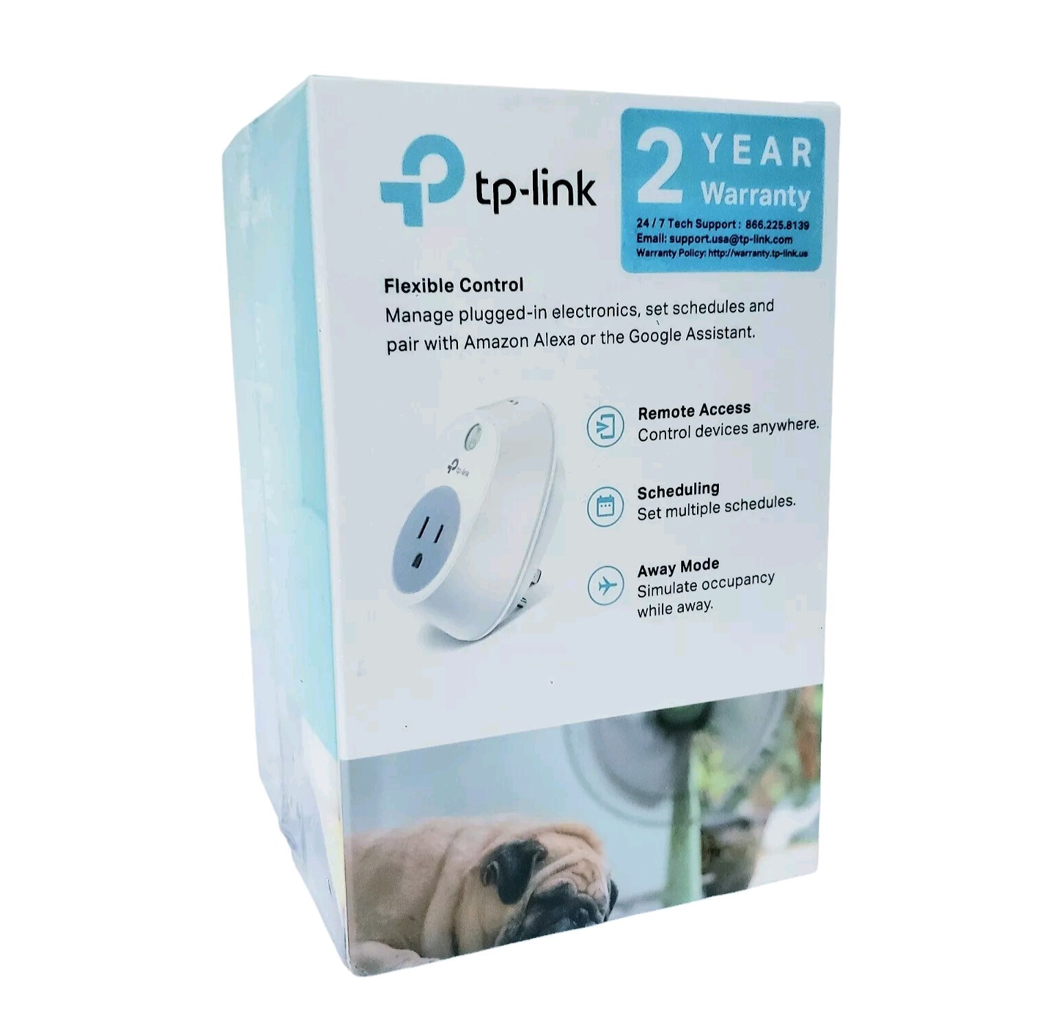 TP Link Wireless Smart WiFi Plug HS100 for Alexa and Google Assistant New Sealed