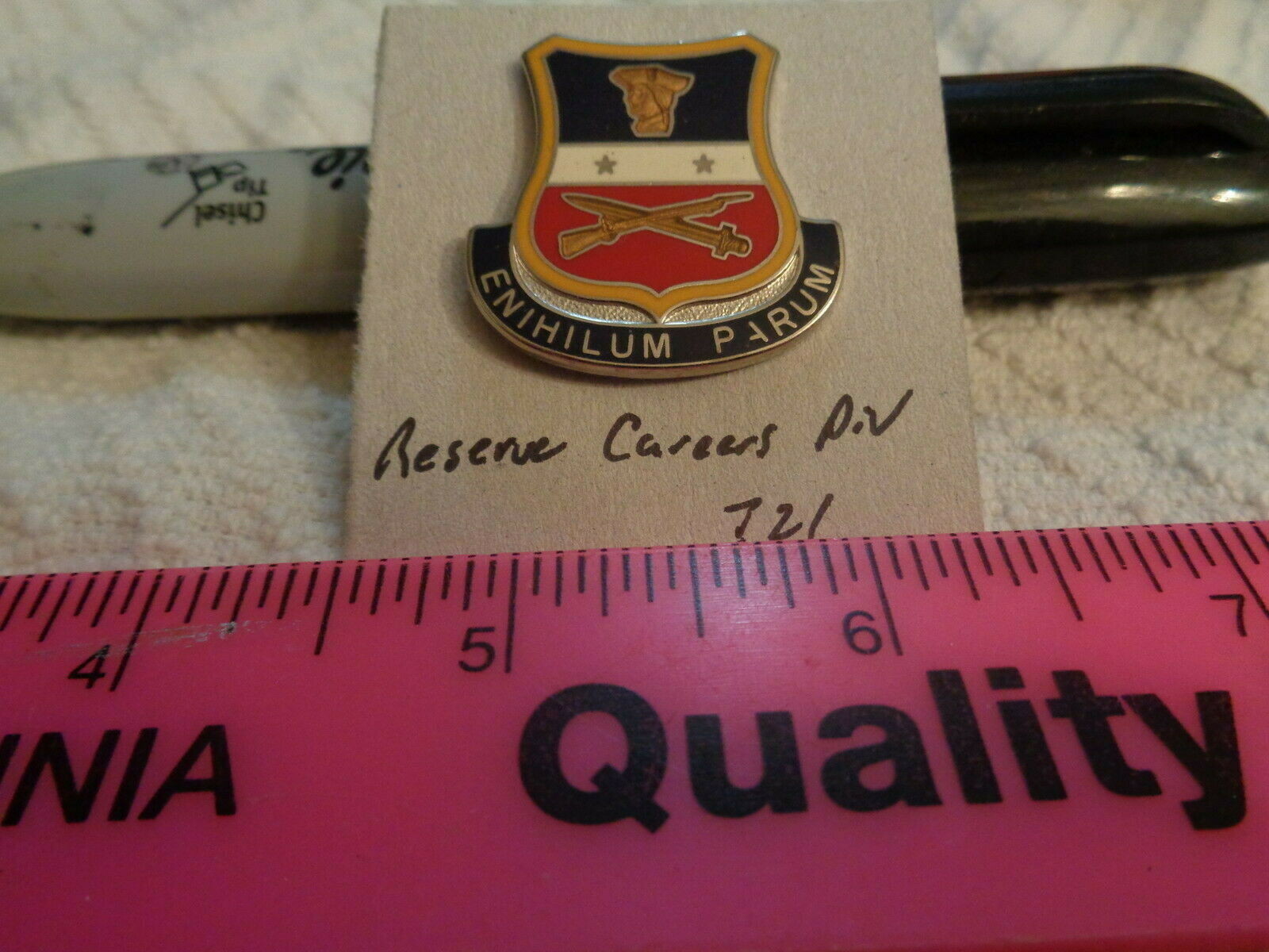Reserve Careers Division I21 Unit Crest, DI, DUI (DRAW#X16)