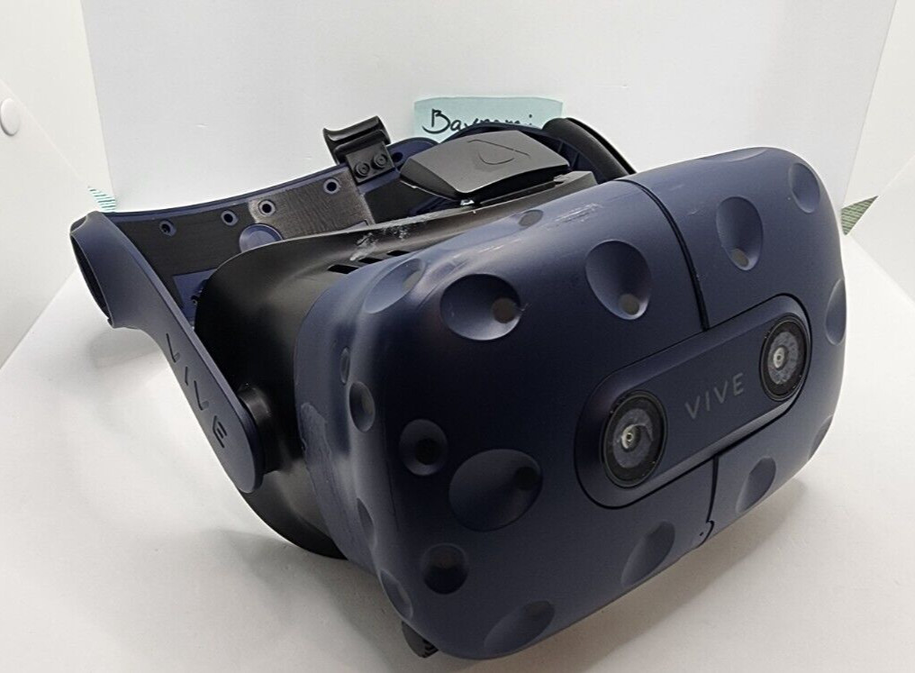 HTC Vive Pro HMD OLED VR Headset ONLY - NO REST/PAD/SENSOR COVER UNTESTED/PARTS