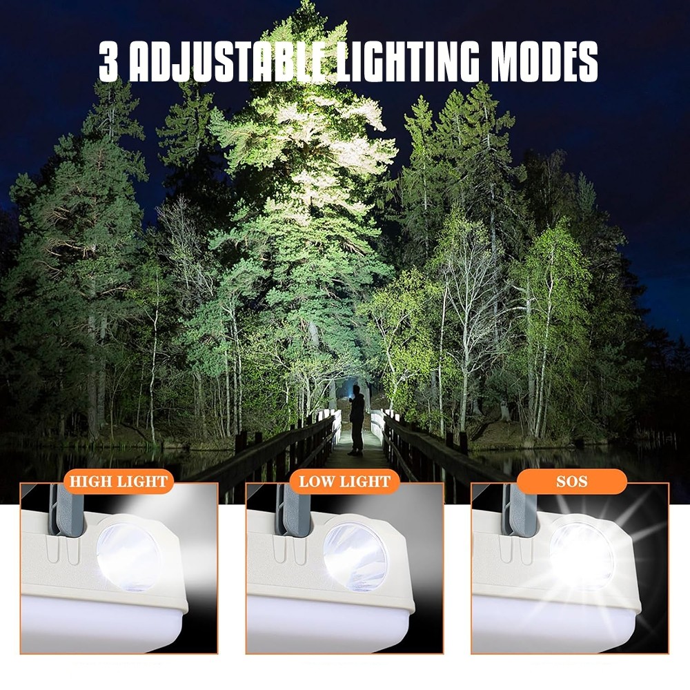 Solar Hanging Light Camping Outdoor Light Lamp Lantern Rechargeable Emergency