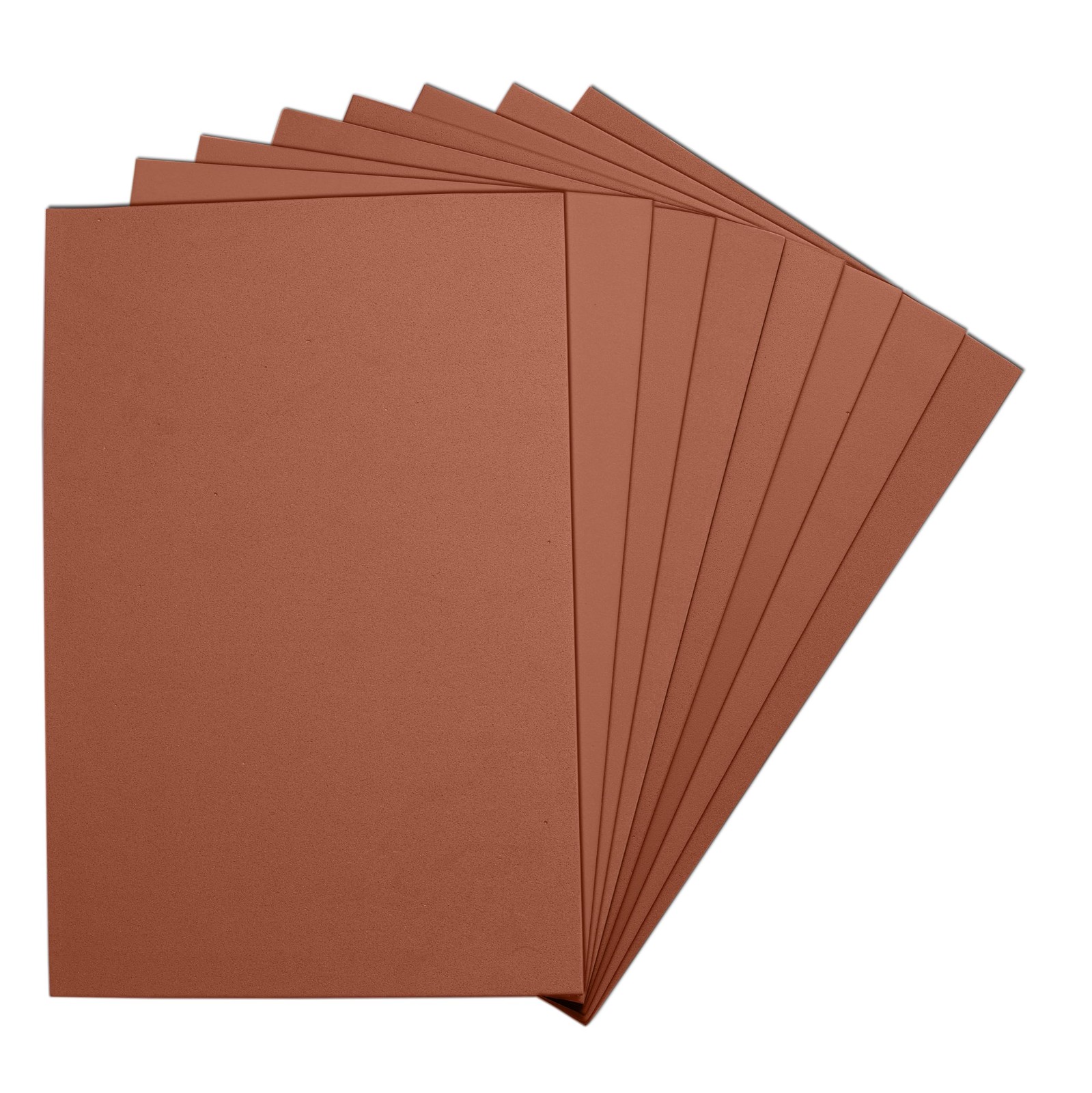 Brown EVA Foam Sheets, 6 x 9 Inch, 2mm Thick – Paper for DIY Arts