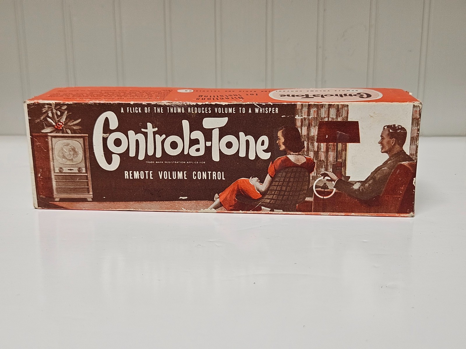 Vintage 1950's TV Controla-Tone Volume Control in Box