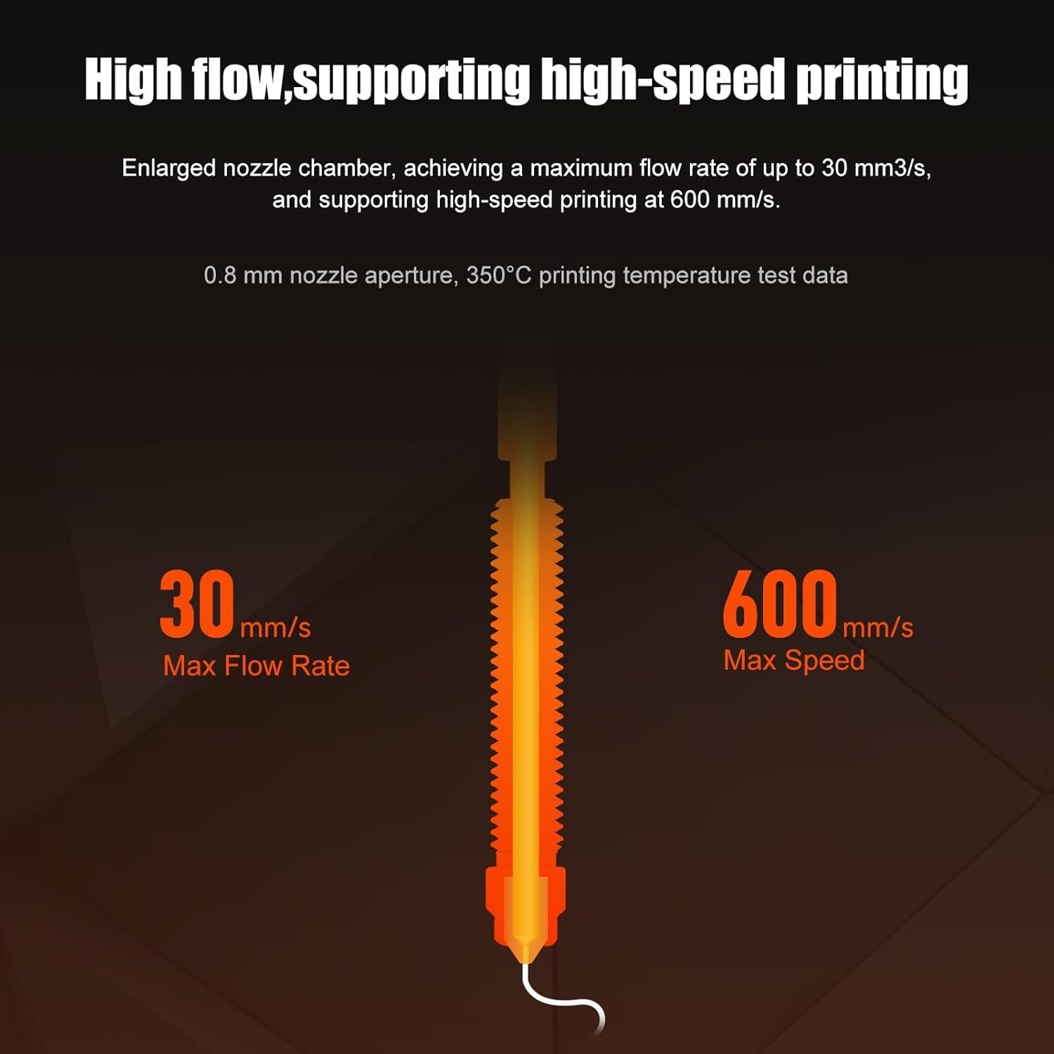 Hardened Steel Nozzle Set for Creality K2 Plus 3D Printer - 4 Sizes