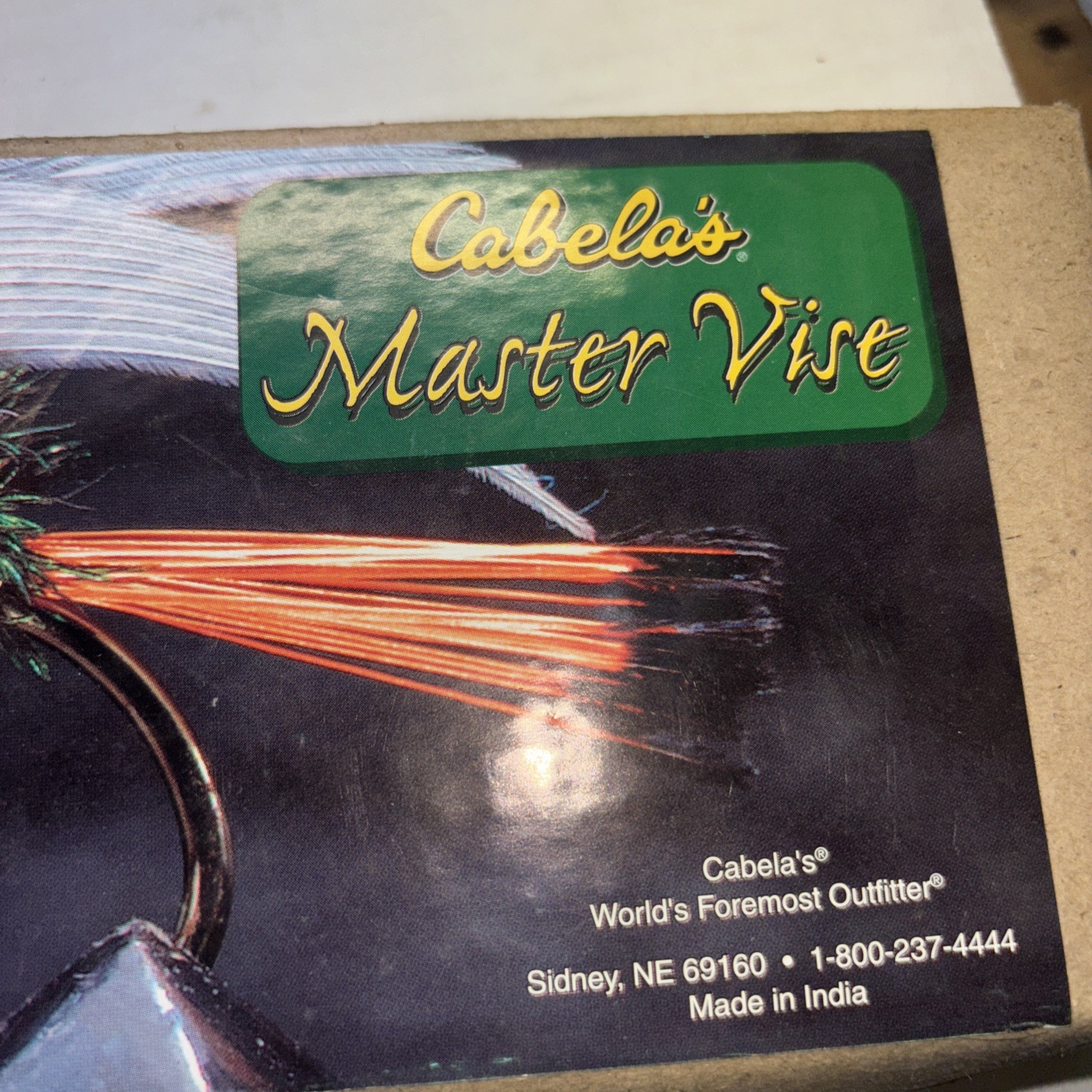 Cabela's Fly-Tying Master Vice. MADE IN INDIA. # 10