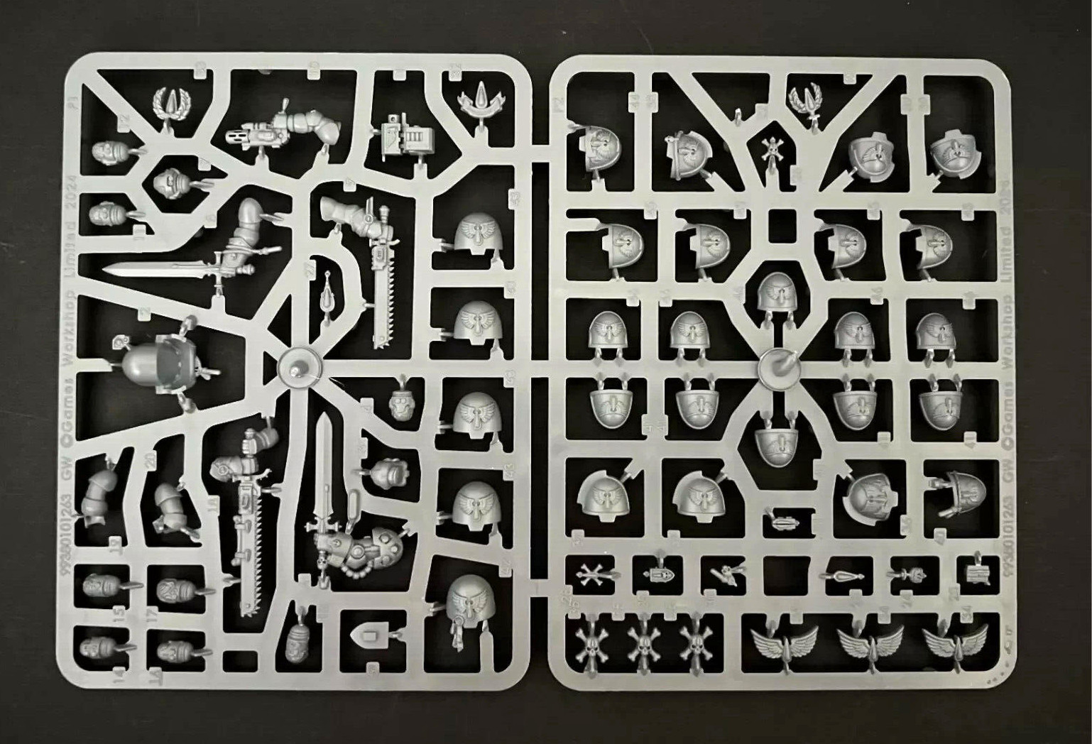 Blood Angels Upgrade Sprues from Blood Angels army Warhammer 40K Space Marines