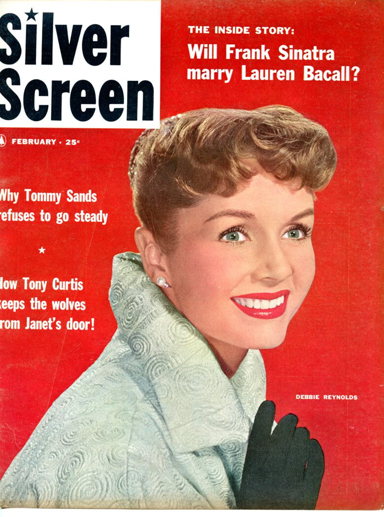 Debbie Reynolds COVER ONLY Magazine Photo Clipping 1 Page M4058