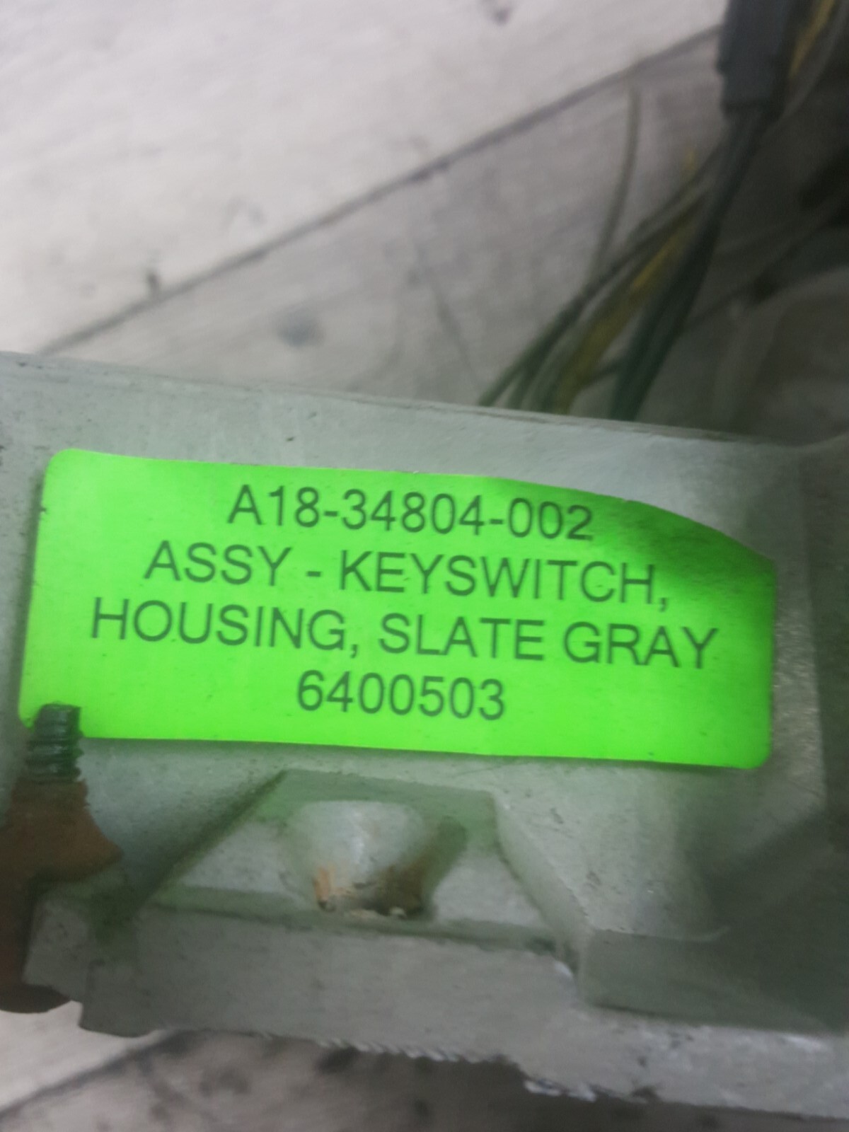 Freightliner Key Switch A18-34804-002