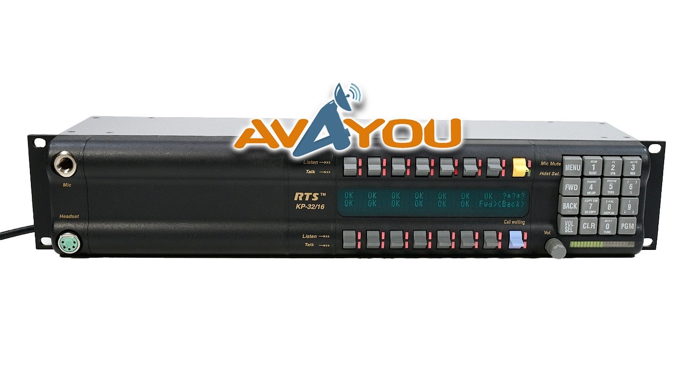 RTS Telex KP-32/16 Intercom Keypanel KP32 OKI 5Pin +OMNEO +PS