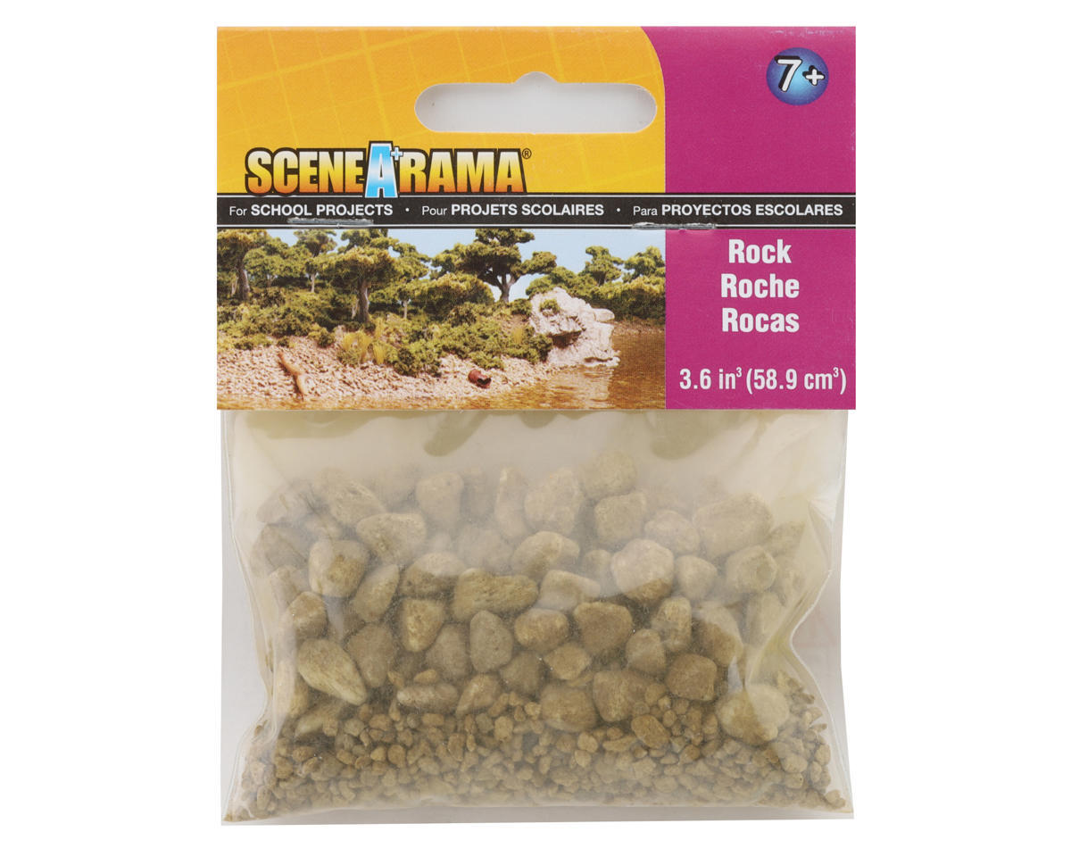 Woodland Scenics Scene-A-Rama Scenery Bags, Rocks 2oz [WOOSP4191]