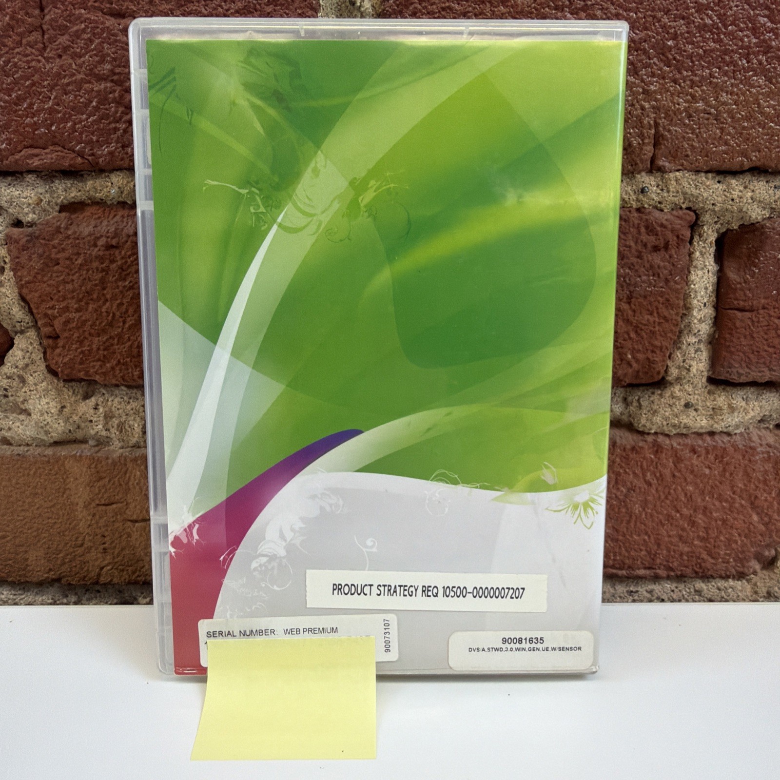 Adobe Creative Suite 3 Web Premium for Windows w/ Serial Number 3 Disc Set