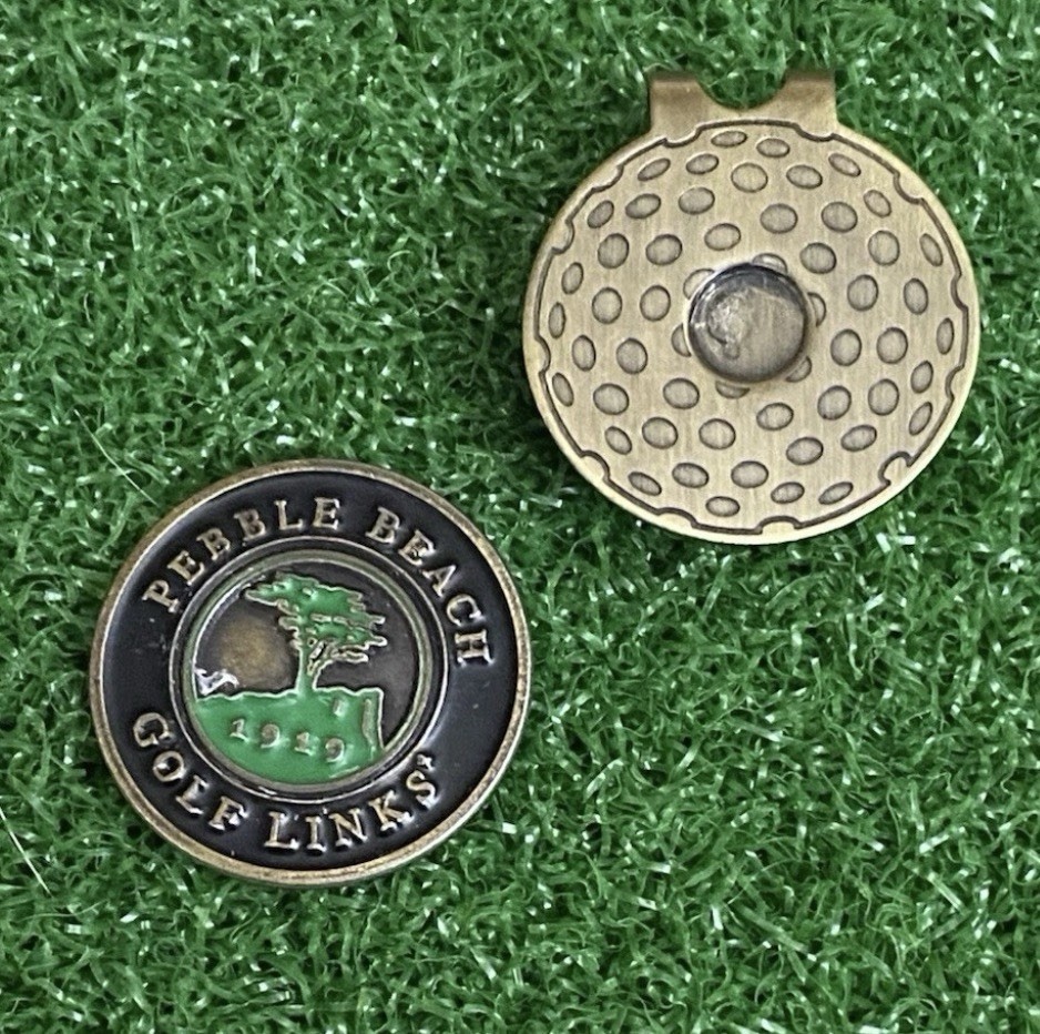 Pebble Beach Golf Links 1919 Clubhouse 🧲 Golf Ball Marker &