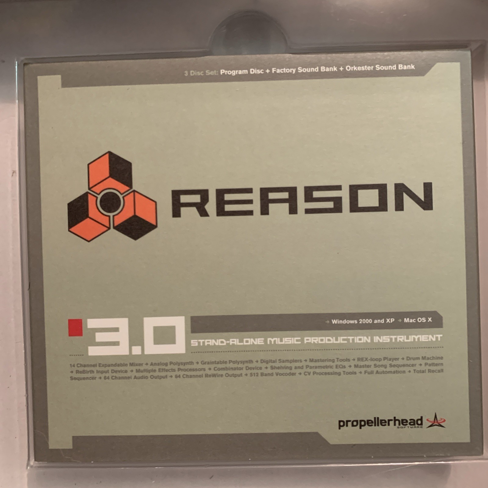 Propellerhead Reason 3.0 for Windows & Mac *Upgrade Pack*