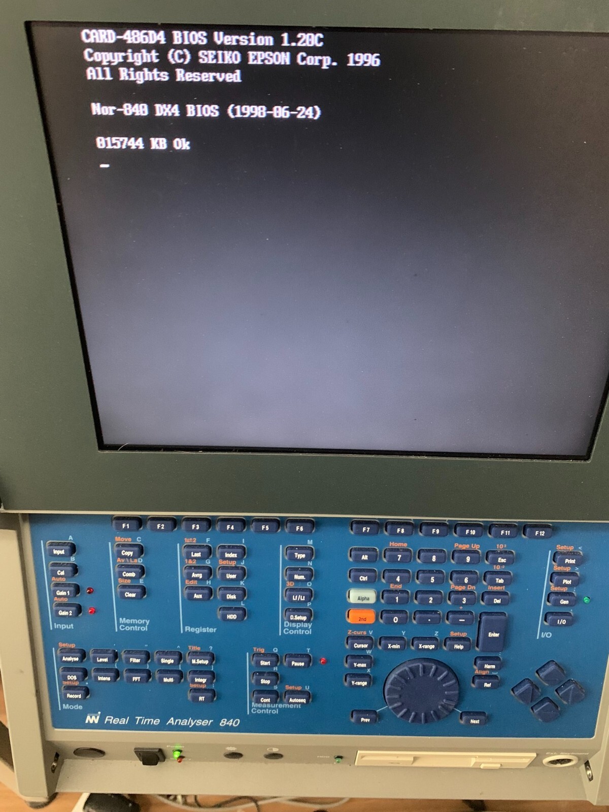Norsonic RTA840 audio workstation (damaged)