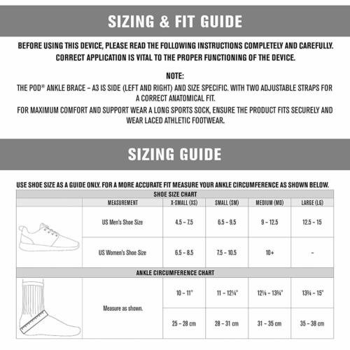 DonJoy Performance Pod Ankle Brace (Right/Medium/White)