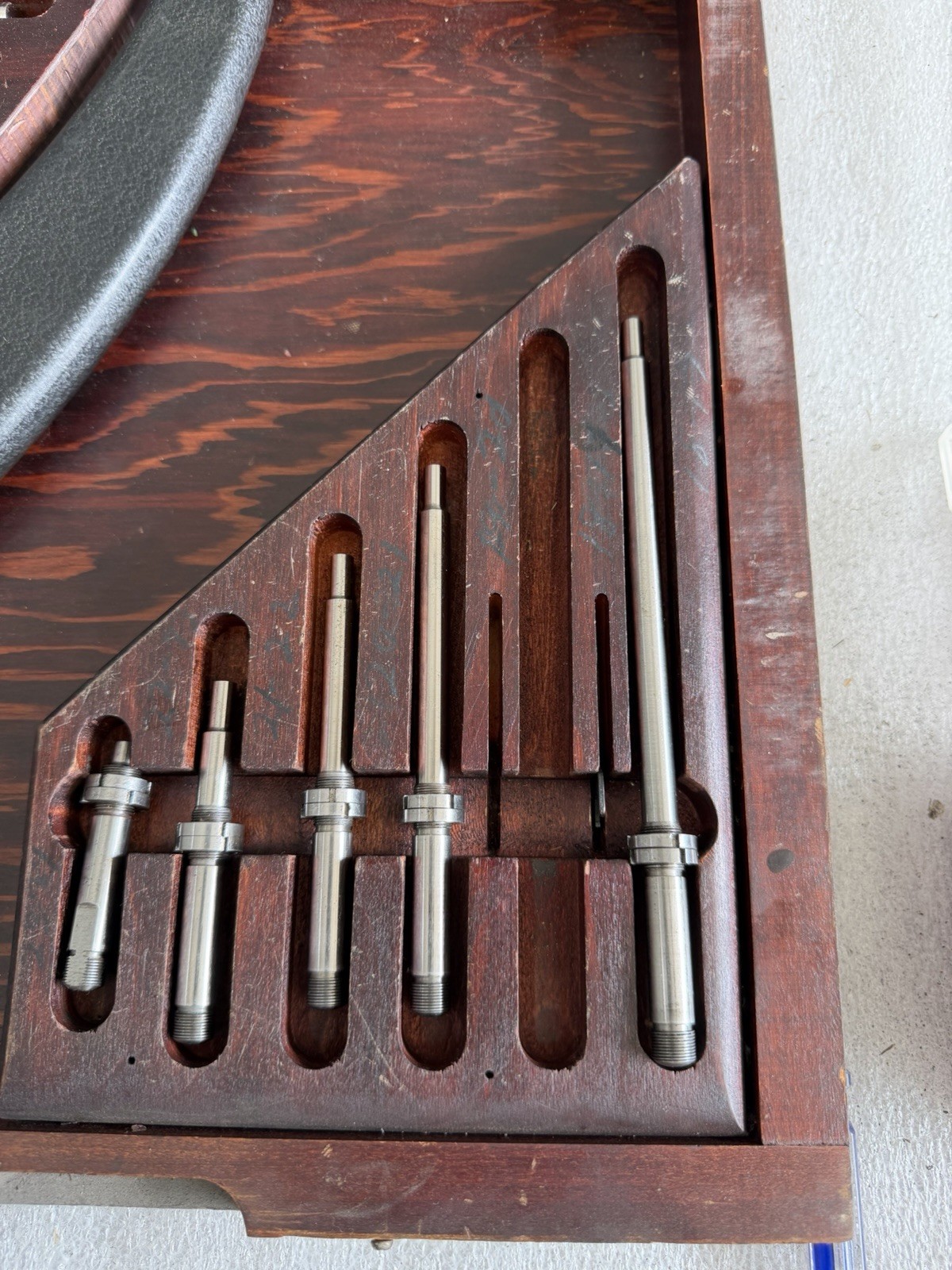 Starrett Model 724 - 18-24" Outside Micrometer Anvil Set - COMPLETE SET - NICE