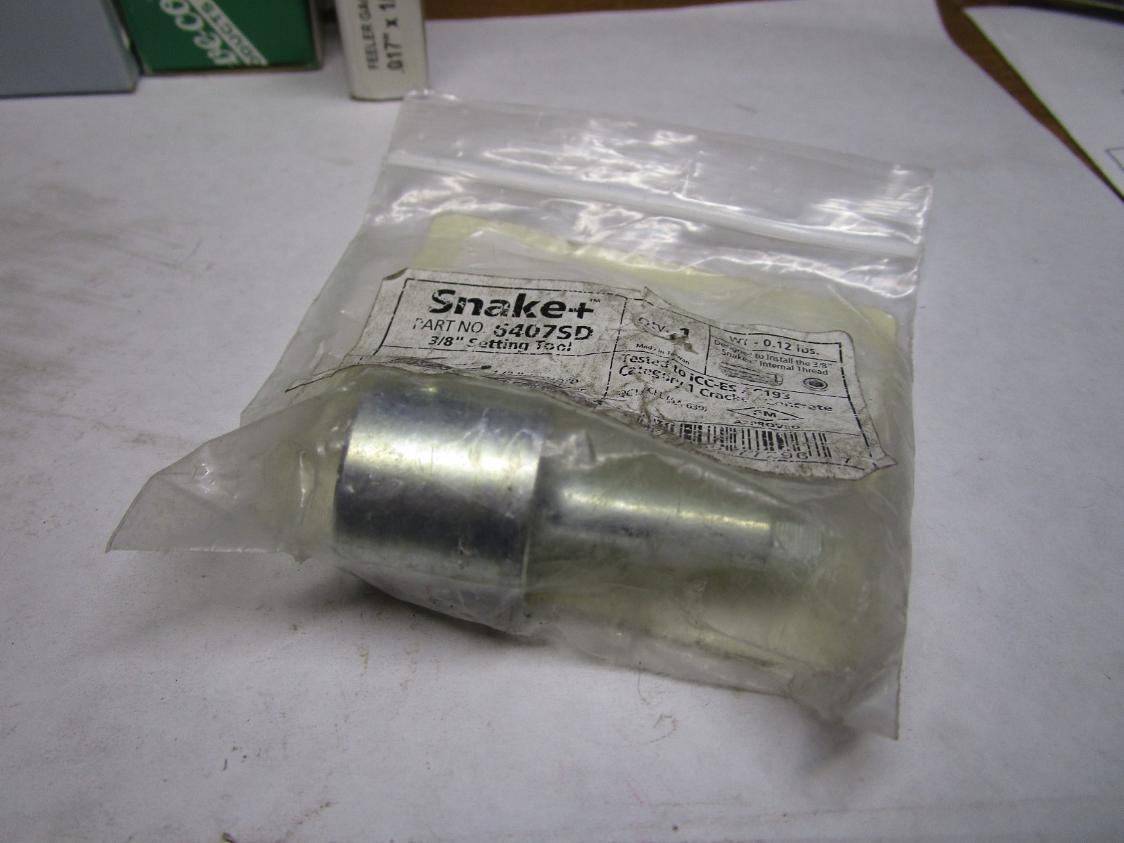 1/4" Setting Tool For Snake+ Carbon Steel Code Internally Threaded DropIn Anchor