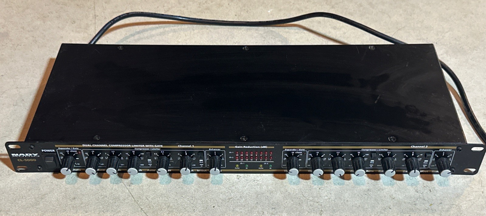 NADY AUDIO CL-5000 DUAL CHANNEL COMPRESSOR LIMITER WITH GATE