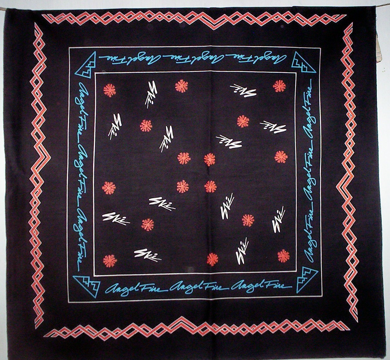 5 ANGEL FIRE NEW MEXICO SKI SNOWBOARD AREA BANDANNAS NEW MULIT COLOR