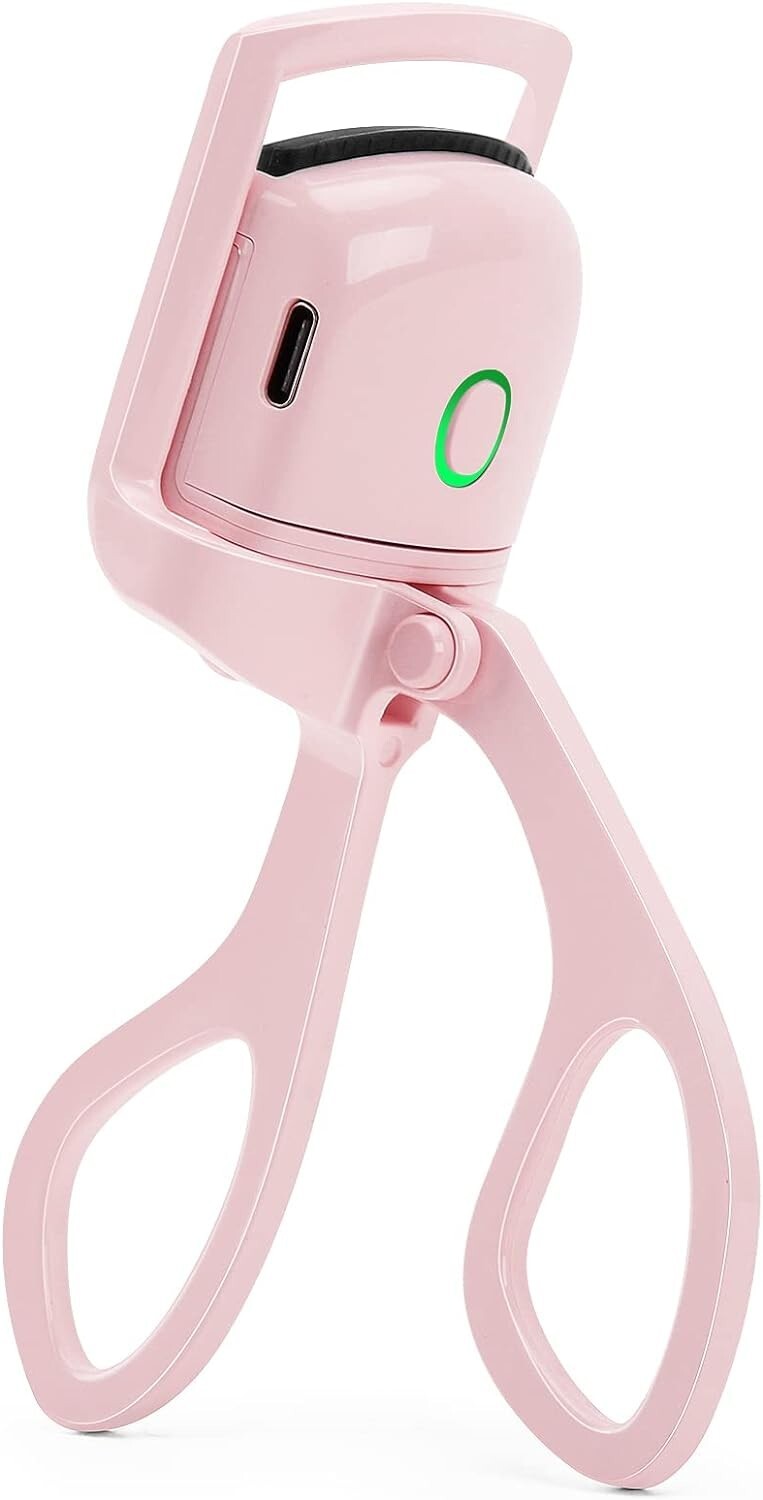 DANMO Heated Eyelash Curler, Electric Eyelash Curlers, Type-C Rechargeable