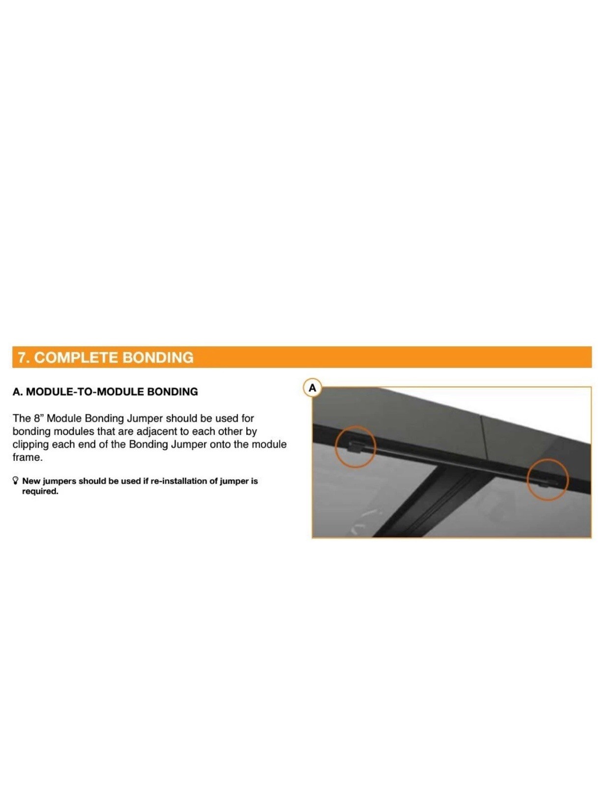 IRONRIDGE BX BX-MB8-M1 8" BONDING JUMPER