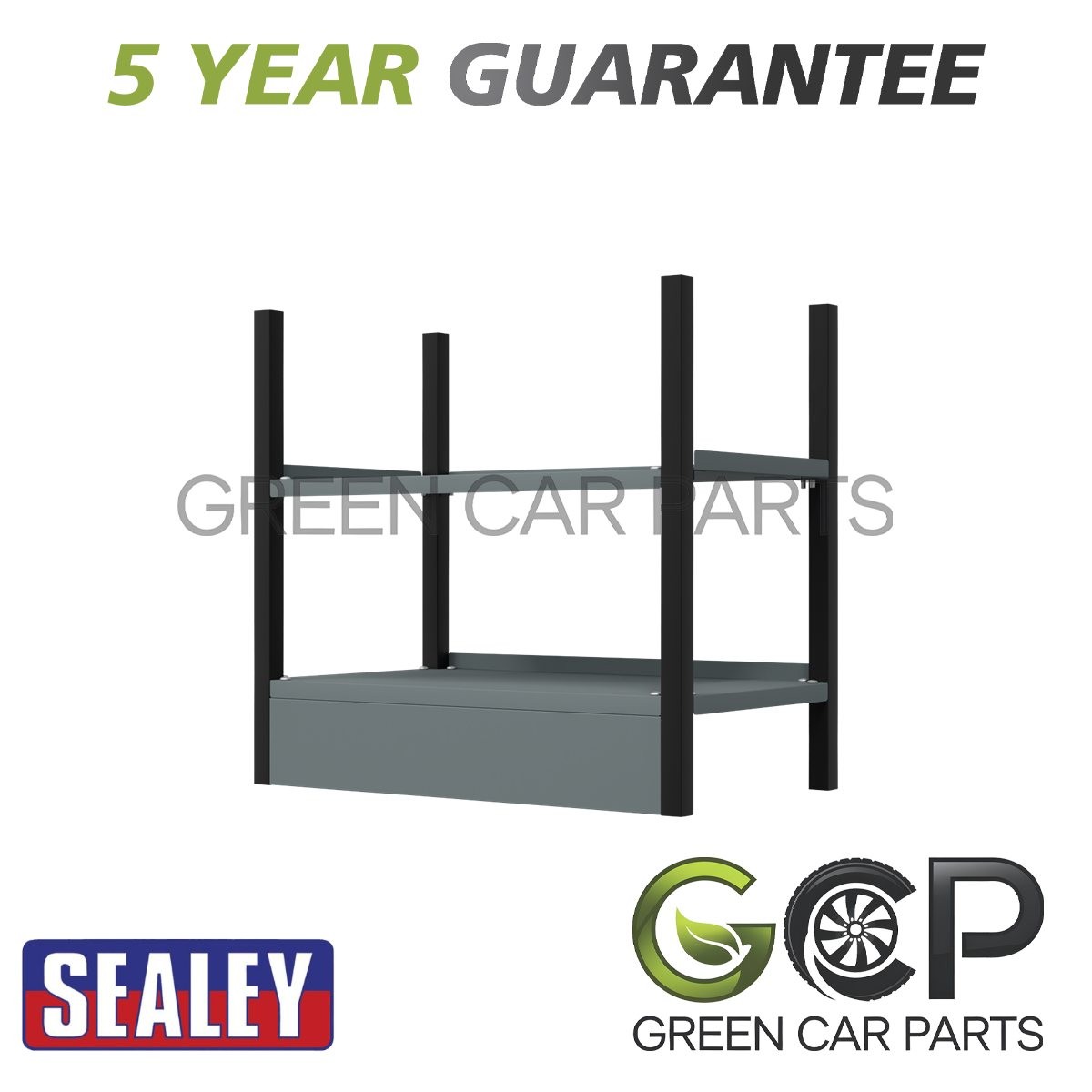 Sealey Modular Storage Base unit 2 Shelves 580mm APMRB1