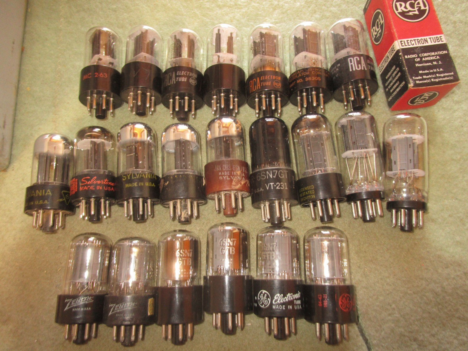 (20) + NOS NIB to Strong RCA & Other 6SN7GTB & 6SN7GTA   Audio Tubes