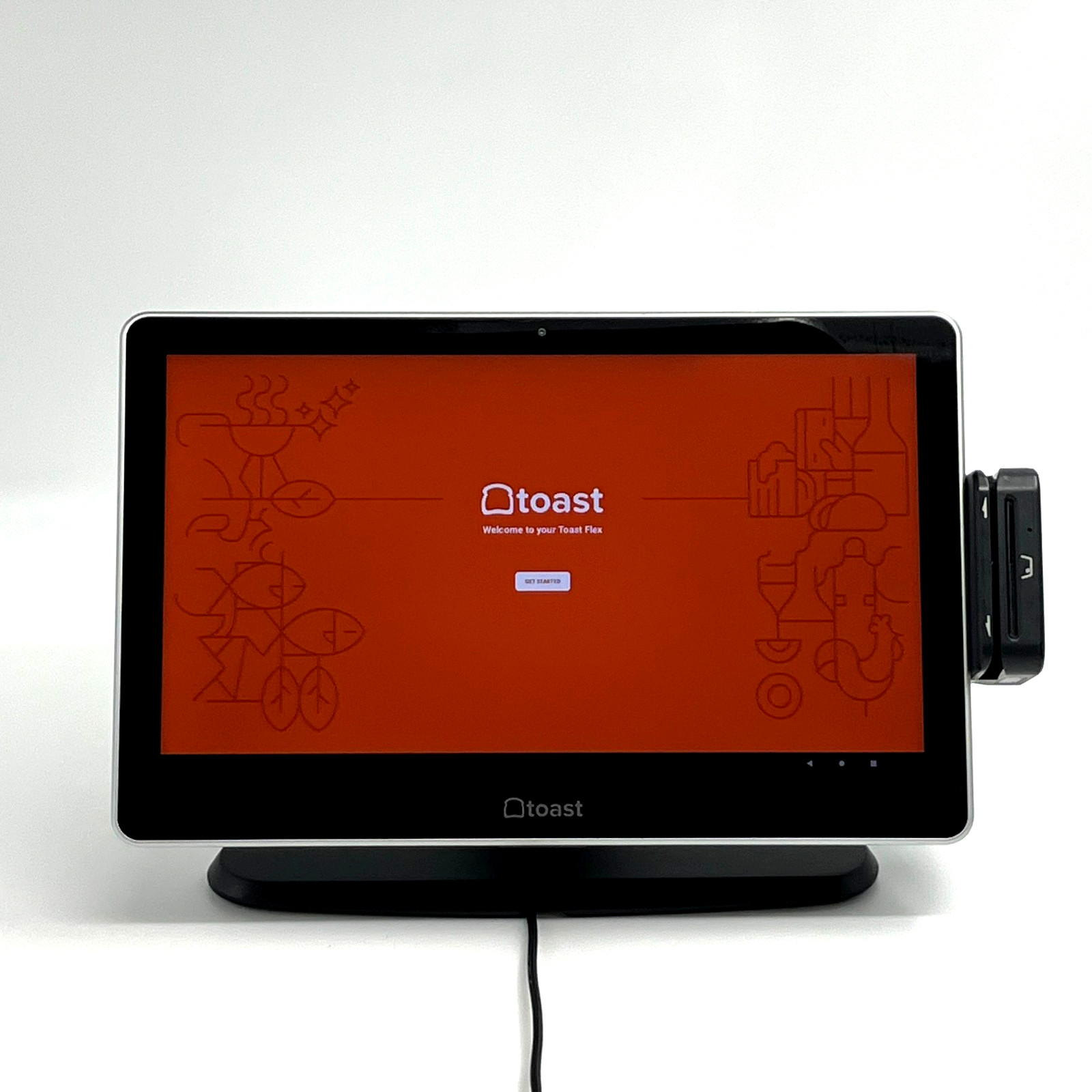 Toast Flex TT200 POS Point Of Sale System With Toast tap w Charger FACTORY RESET