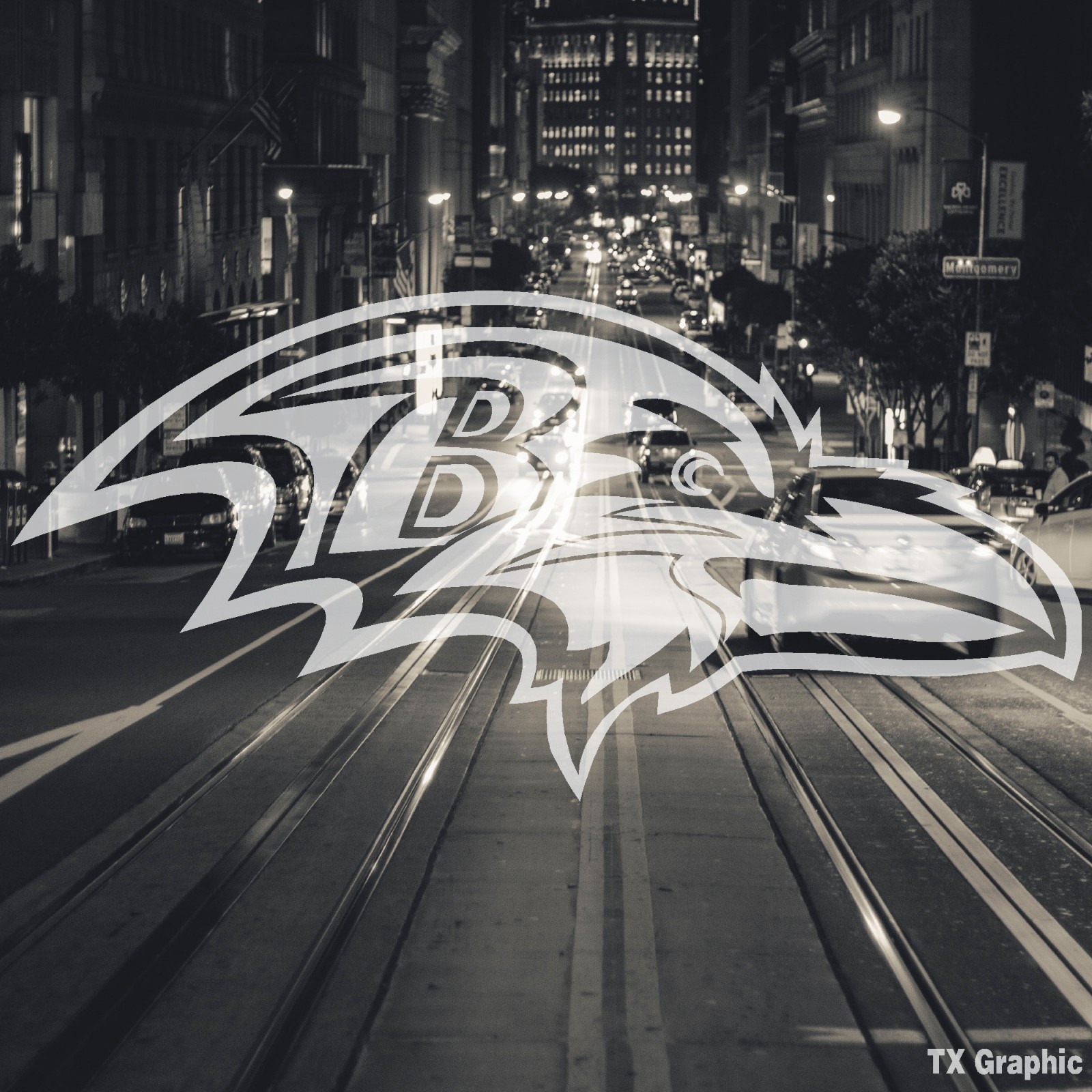 Baltimore Ravens Logo DECAL Football Window Vehicle Body