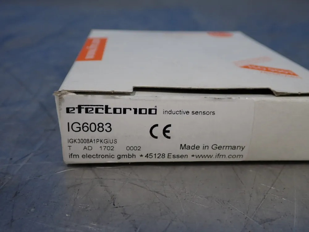 IFM IG6083 INDUCTIVE SENSOR 05190222342