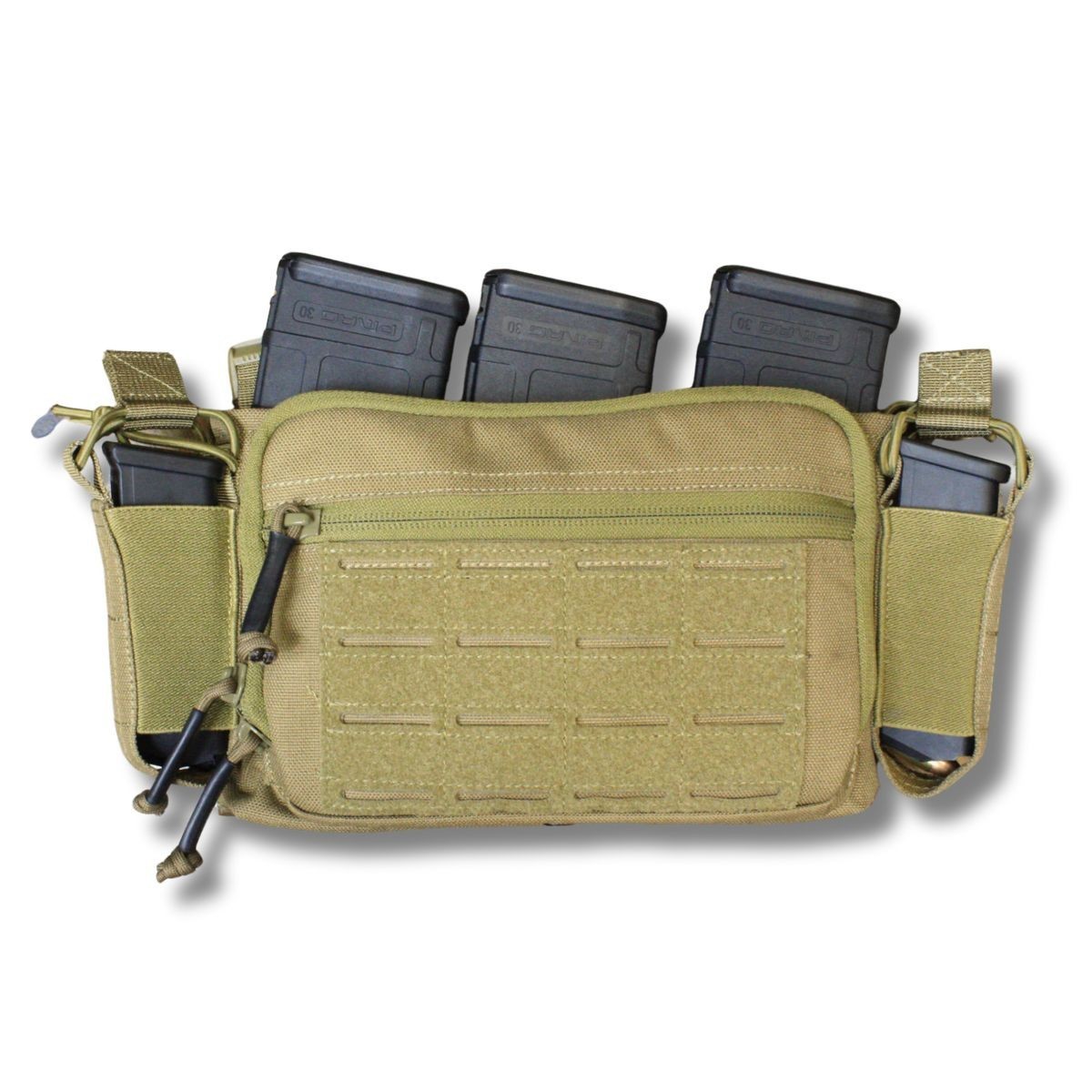 TS Slim Placard – 1000D Nylon MOLLE & Utility Panel - Desert Tan