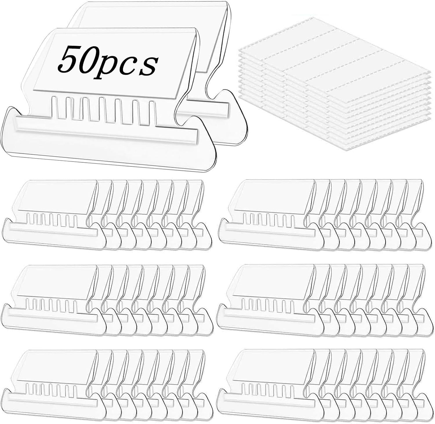 Folder Labels,50+50 Sets of Hanging Folder Label Tabs and Inserts for Hanging...