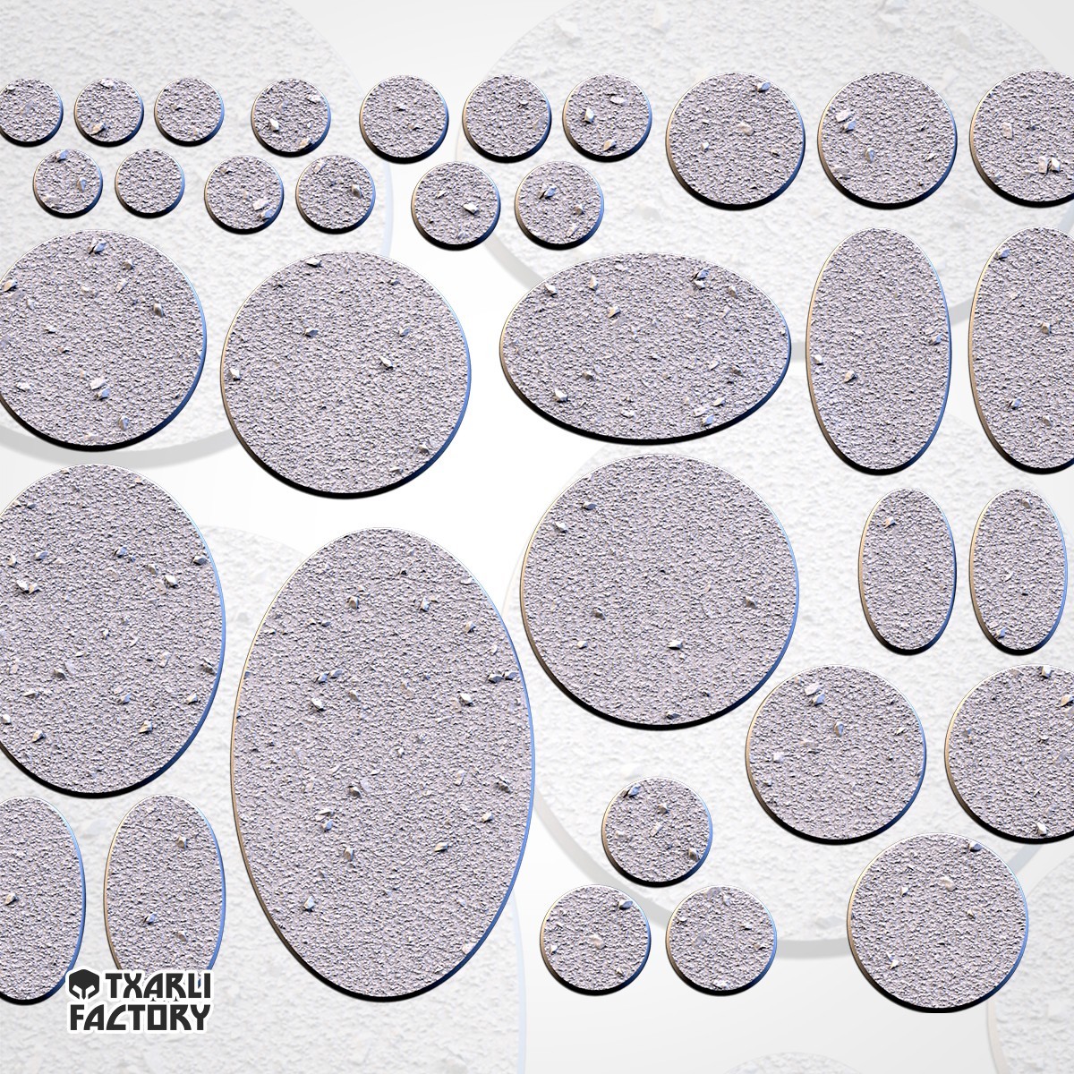 Medium Sand Desert Base Toppers - TXARLI Factory 40k AOS Wargaming