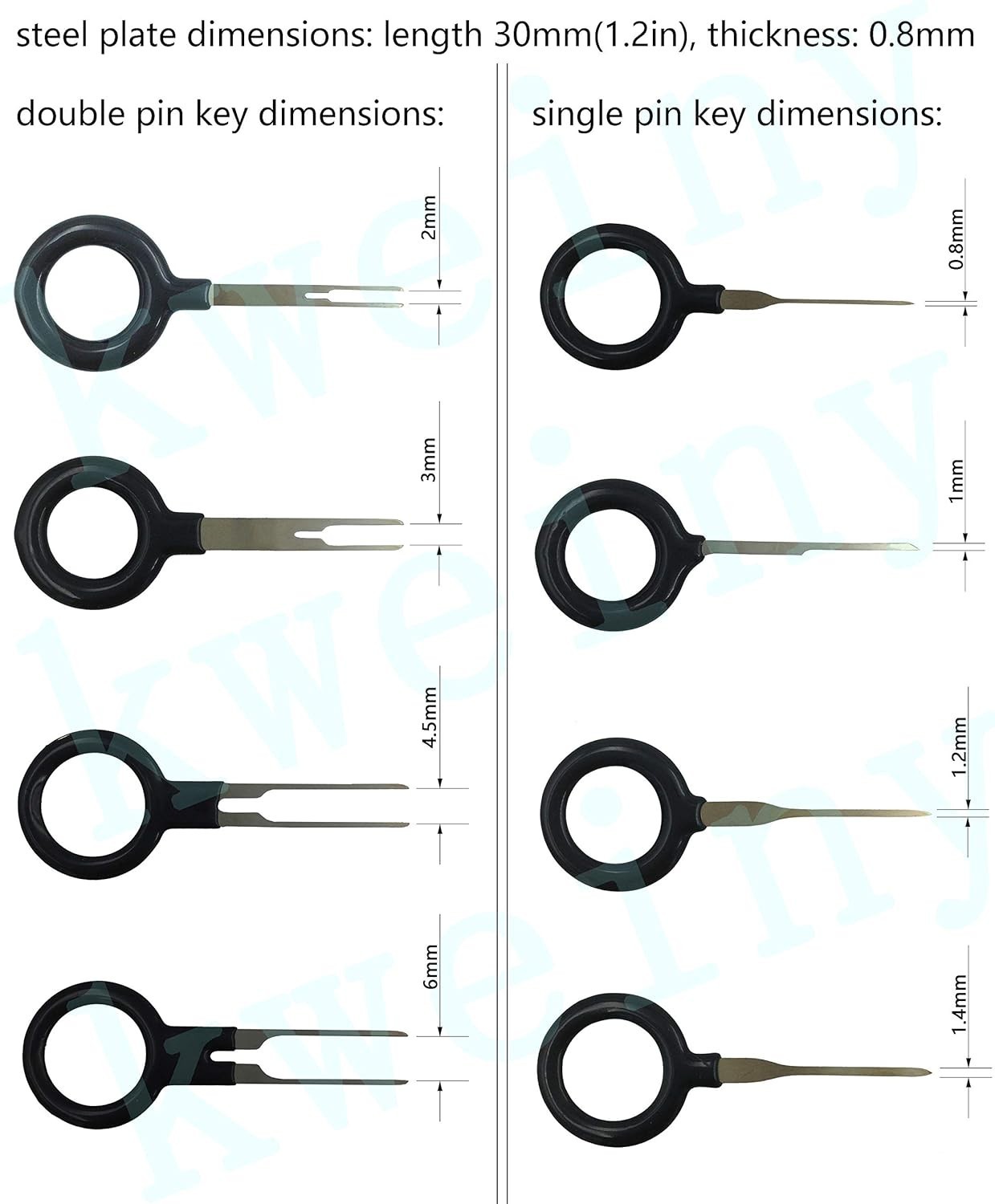 Universal Electrical Connector Release Tool Set – 11 Pieces, Durable Design