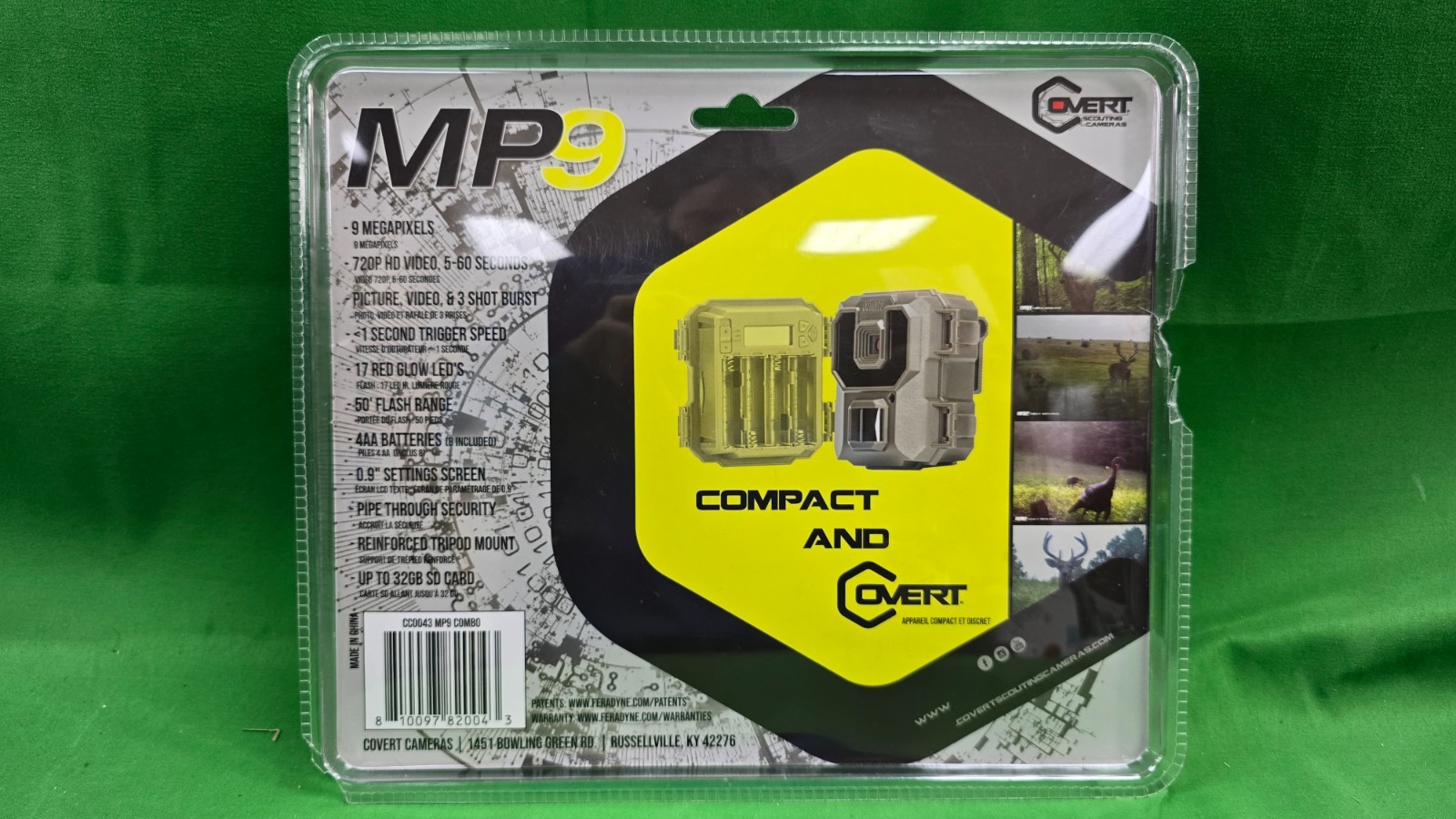 Covert MP9 2 Pack Bundle Batteries & SD Cards Trail Scouting Cameras NEW (E10)