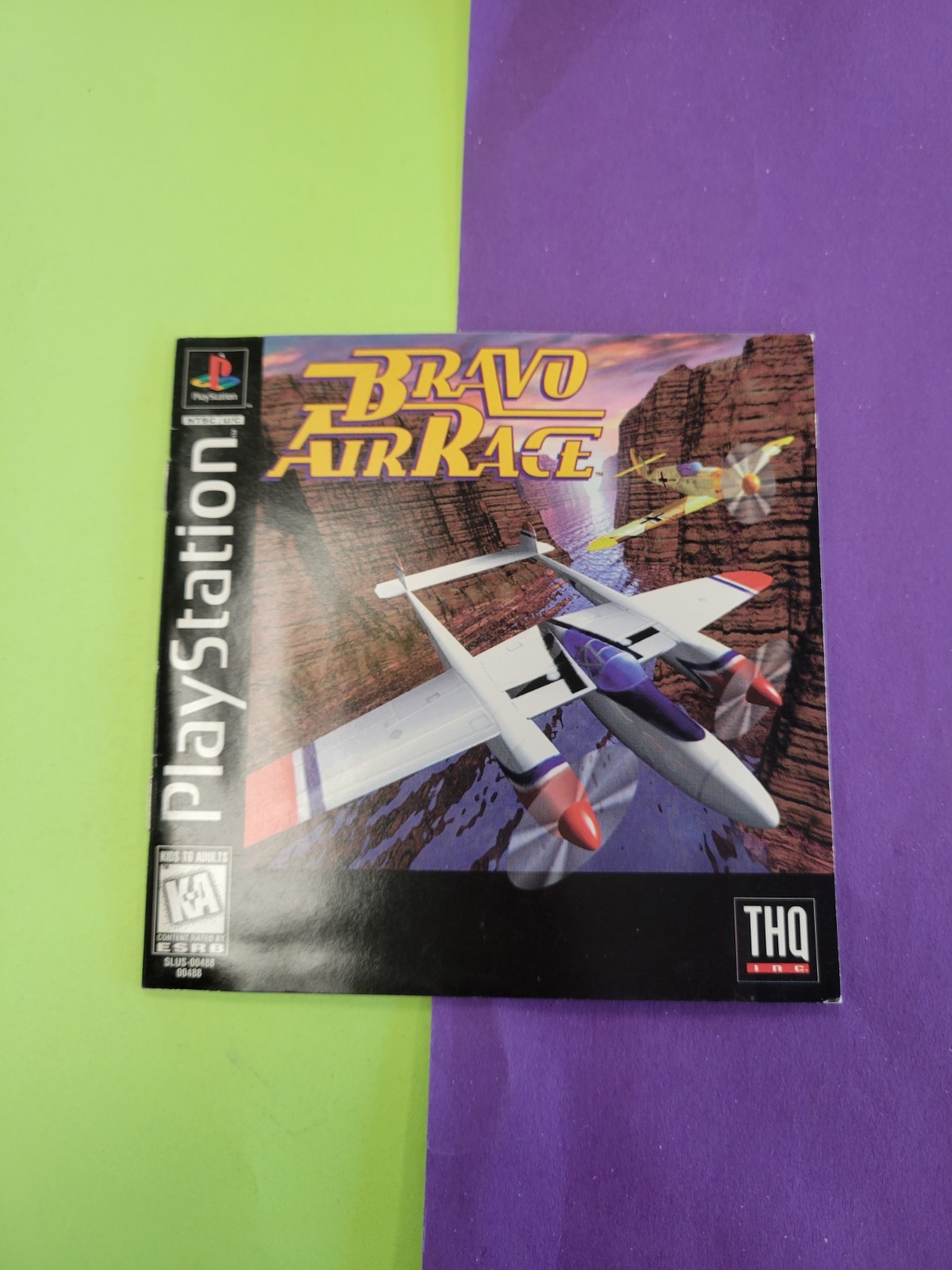 Bravo Air Race (Sony PlayStation 1, 1997) Manual Only