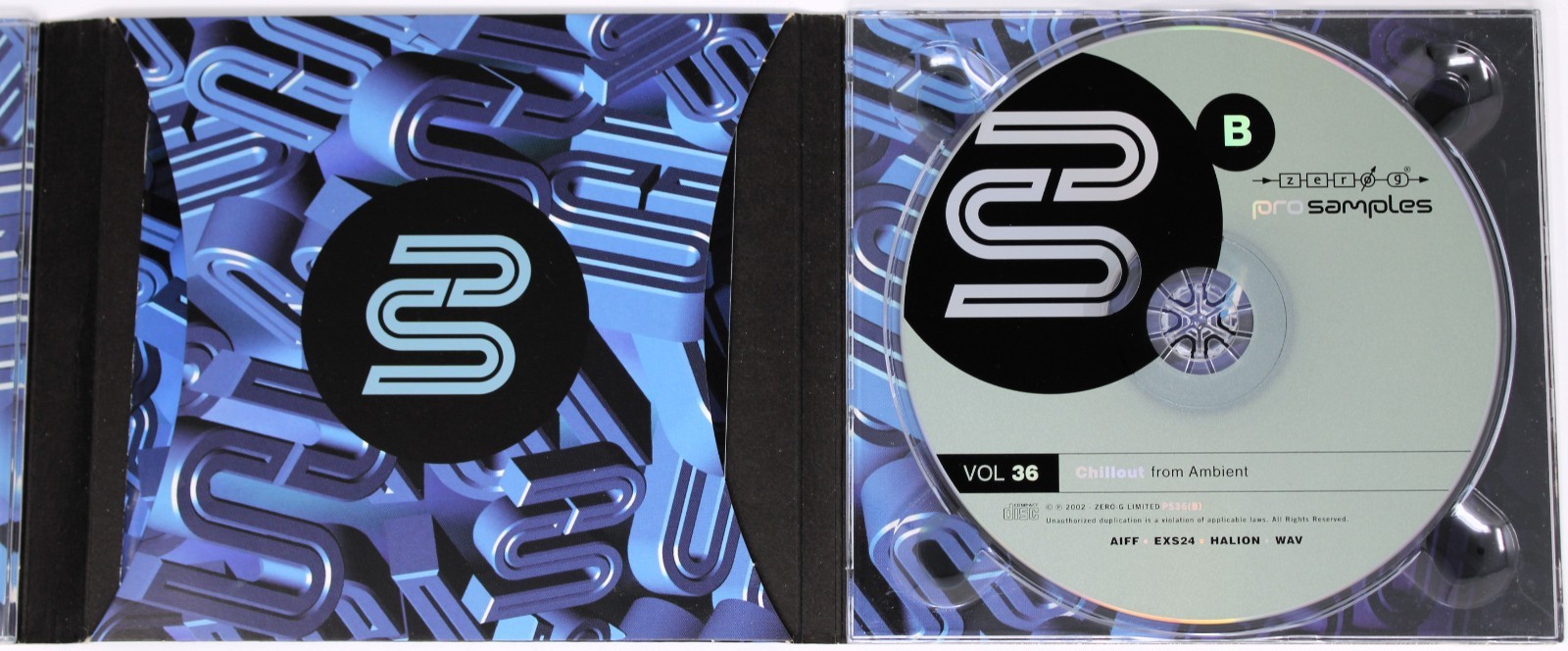 Zero-G Pro Samples 36 Chillout From Ambient Sample/Sound Library/Sampling 2 CD