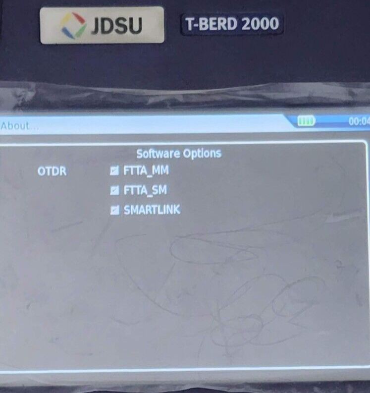 JDSU Viavi T-BERD 2000 OTDR Mainframe w/ PM Power Meter